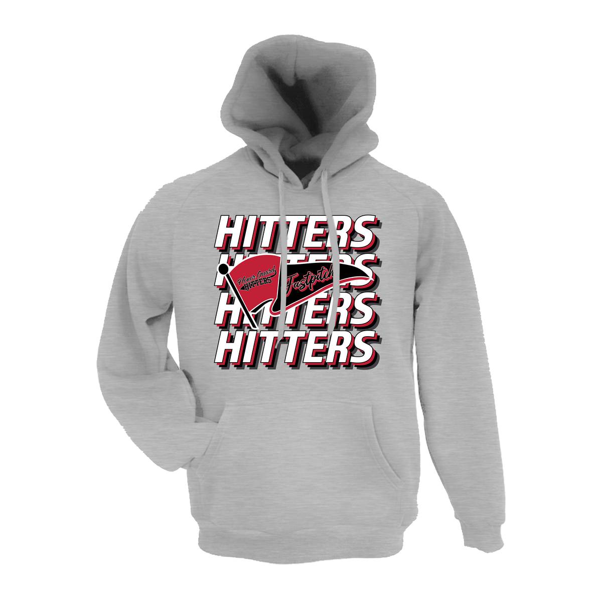Honor Guard Hitters Fastpitch (Jeffers)- Hoodie 1 (Grey)