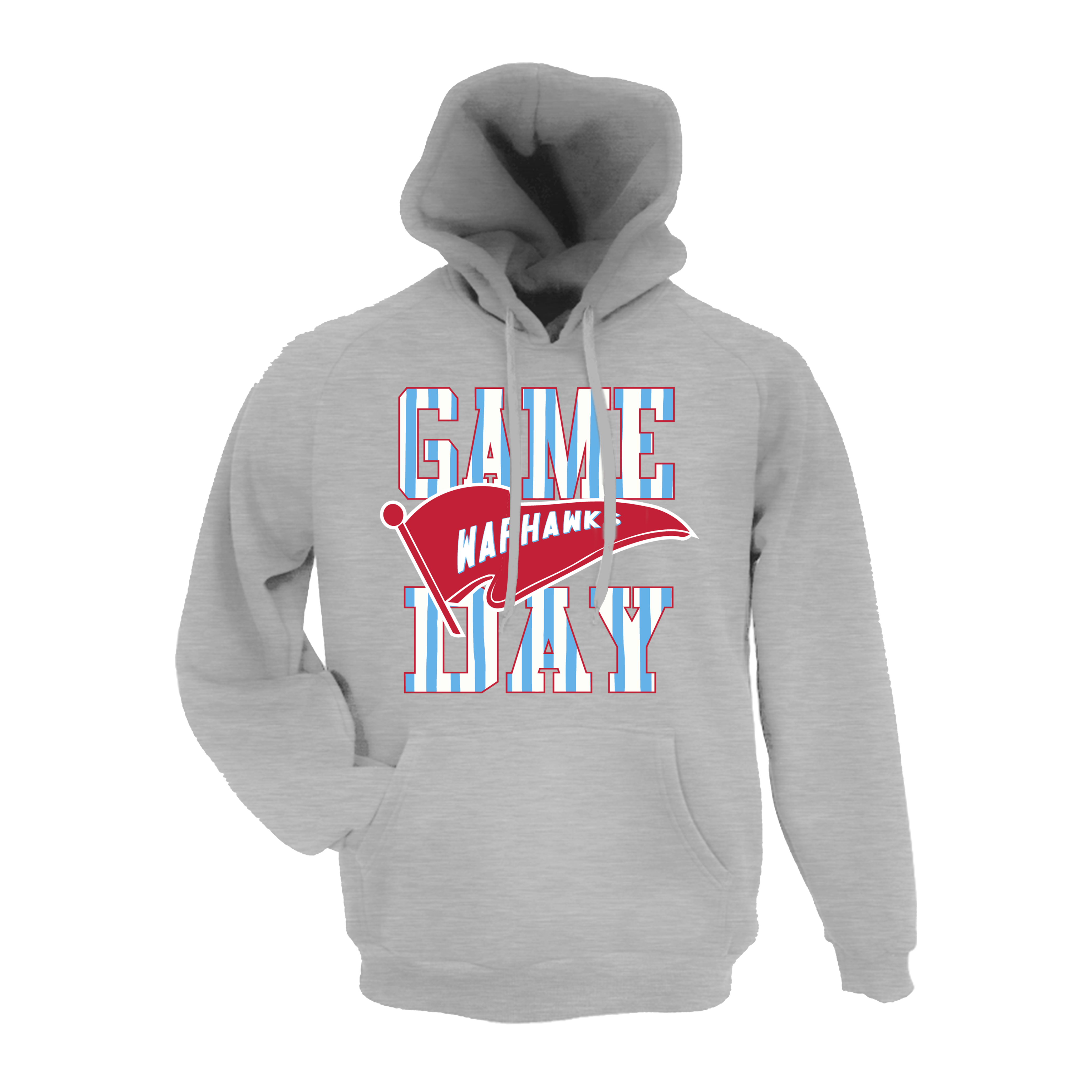 Texas Warhawks (Kent) Baseball- Hoodie 1 (Grey)