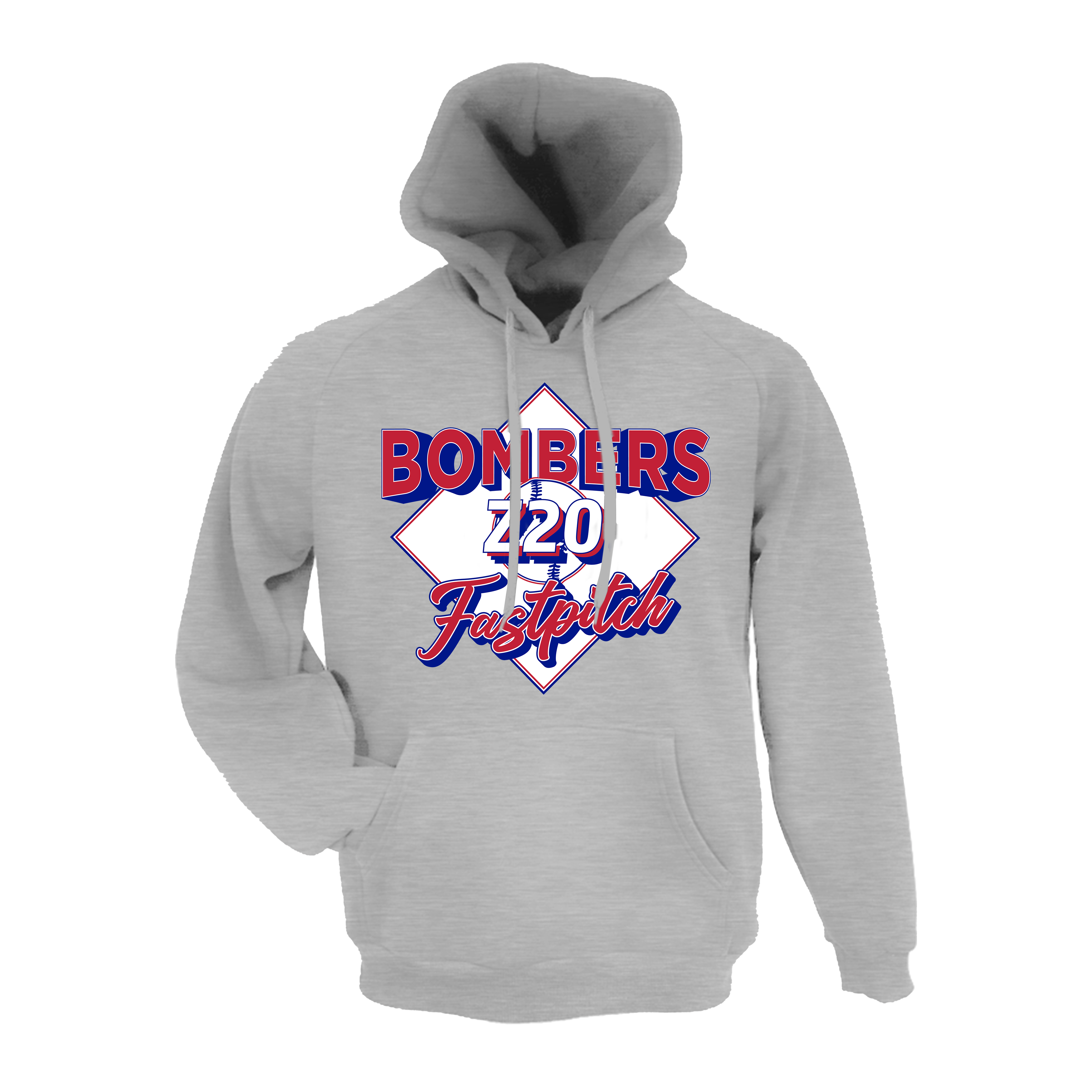 Z20 Bombers Fastpitch (Caby) 2026- Hoodie 1 (Grey)