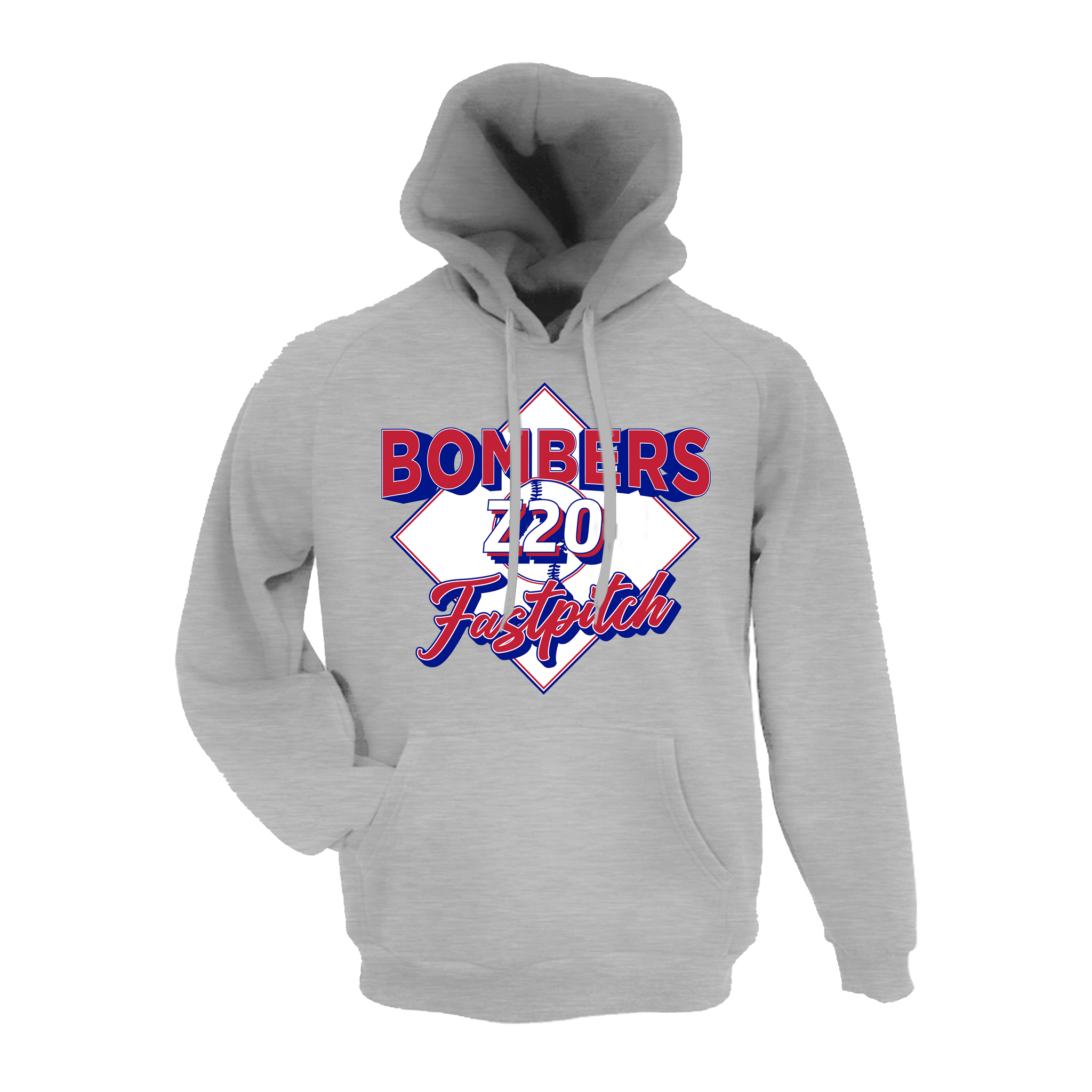 Z20 Bombers Fastpitch (Caby) 2026- Hoodie 1 (Grey)