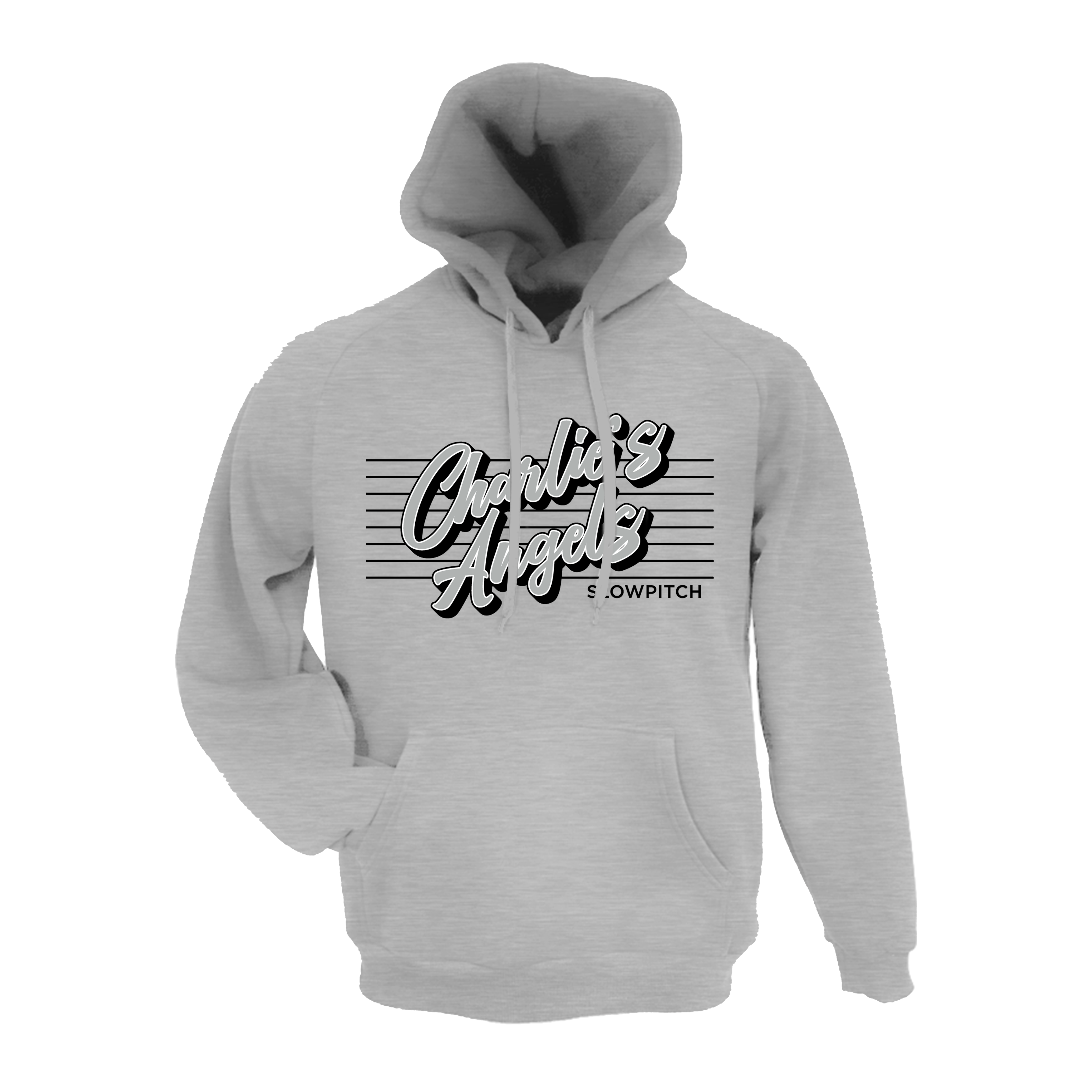 Charlie's Angels (Arnold) Slowpitch- Hoodie 1 (Grey)
