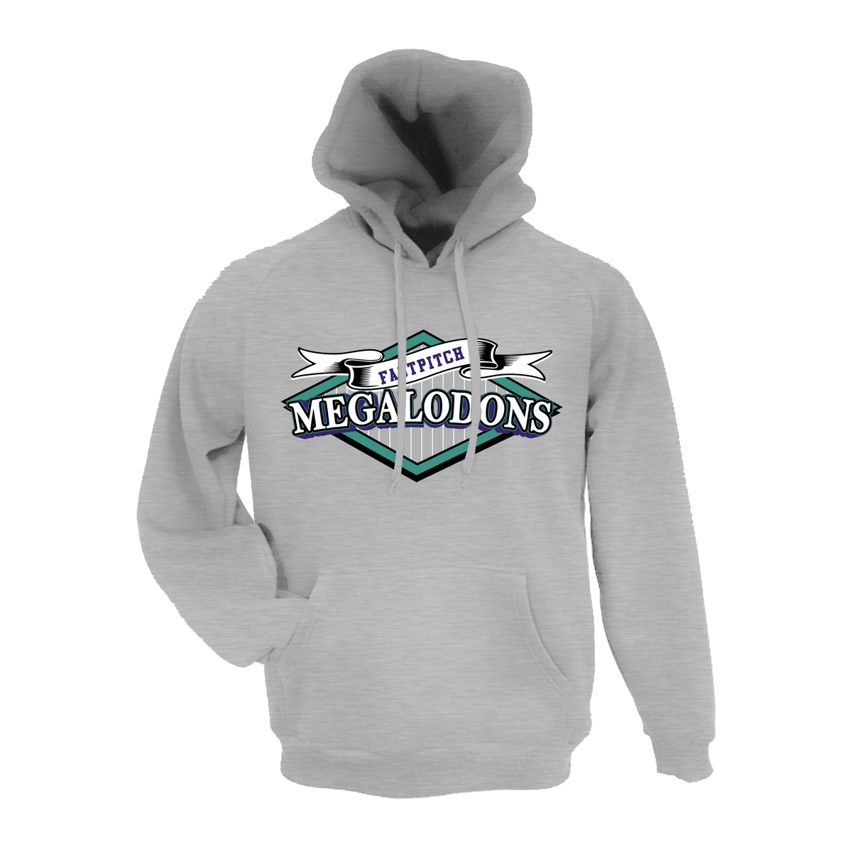 Megalodons Fastpitch (Padilla) 2026- Hoodie 1 (Grey)
