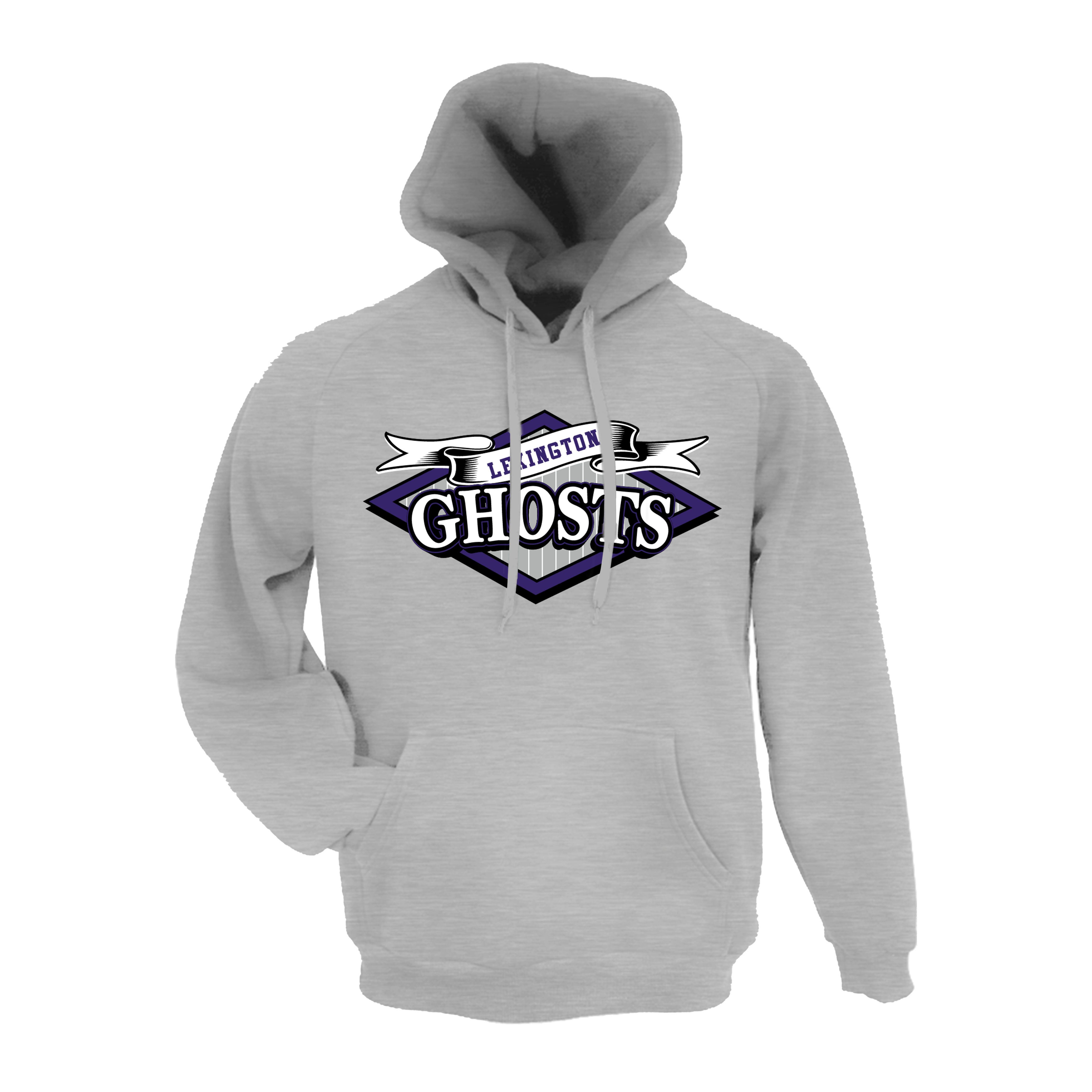 Lexington Ghosts Fastpitch (Gilbert) 2026- Hoodie 1 (Grey)