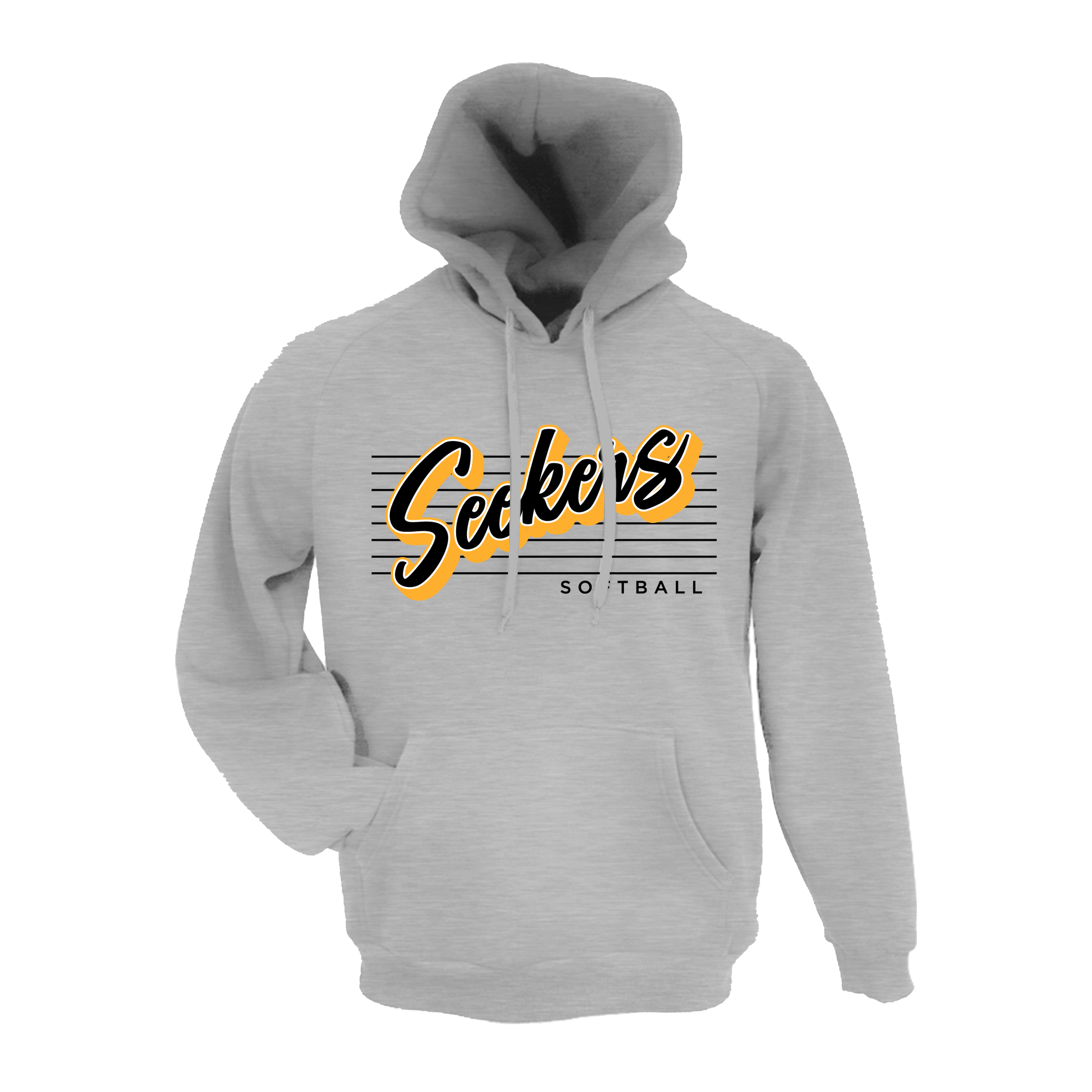 Seekers Softball (Dabney)- Hoodie 1 (Grey)