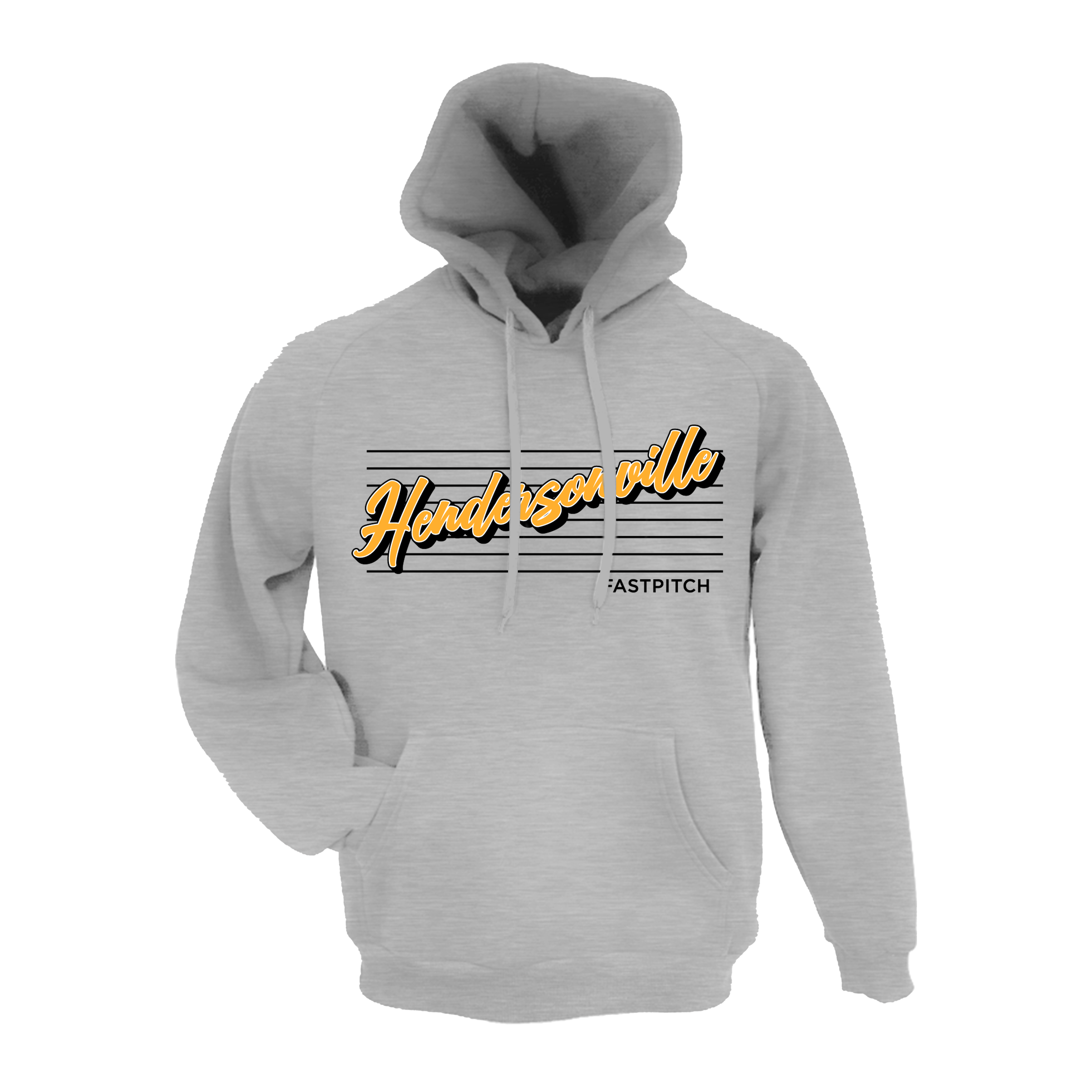 Hendersonville Middle School Fastpitch (Kalamon) 2026- Hoodie 1 (Grey)