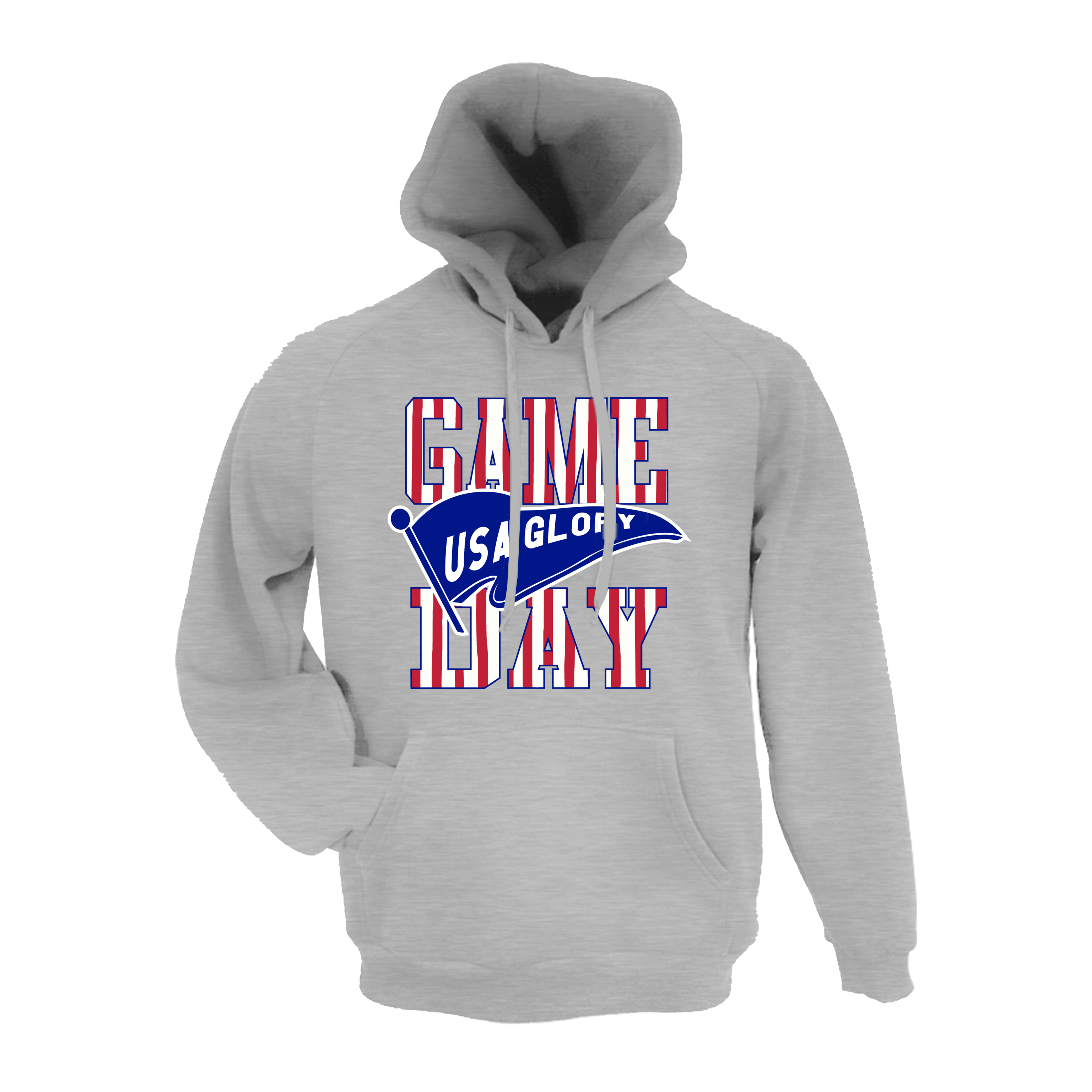 USA Glory Fastpitch- Hoodie 1 (Grey)