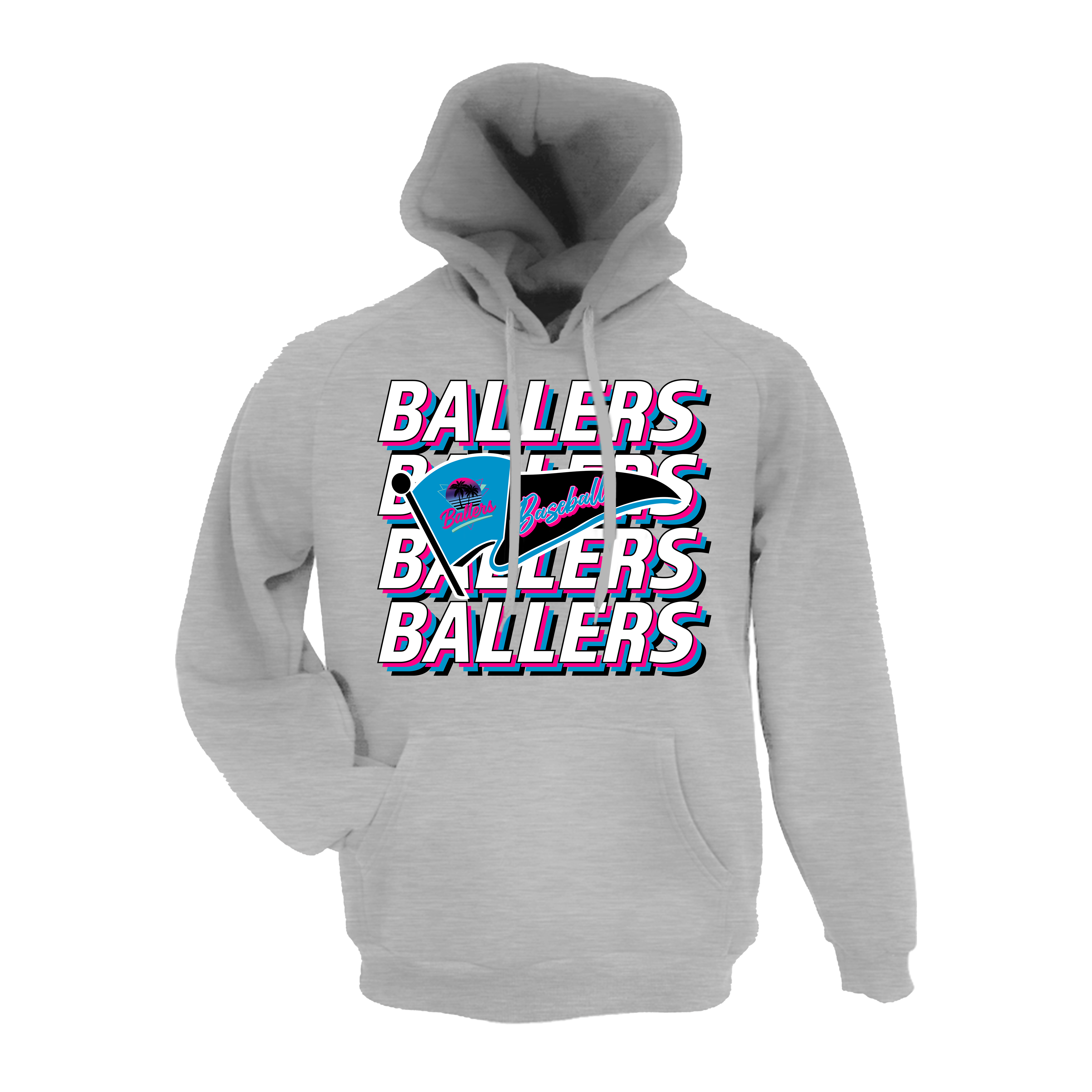 Ballers Baseball (Thigpen) 2026- Hoodie 1 (Grey)