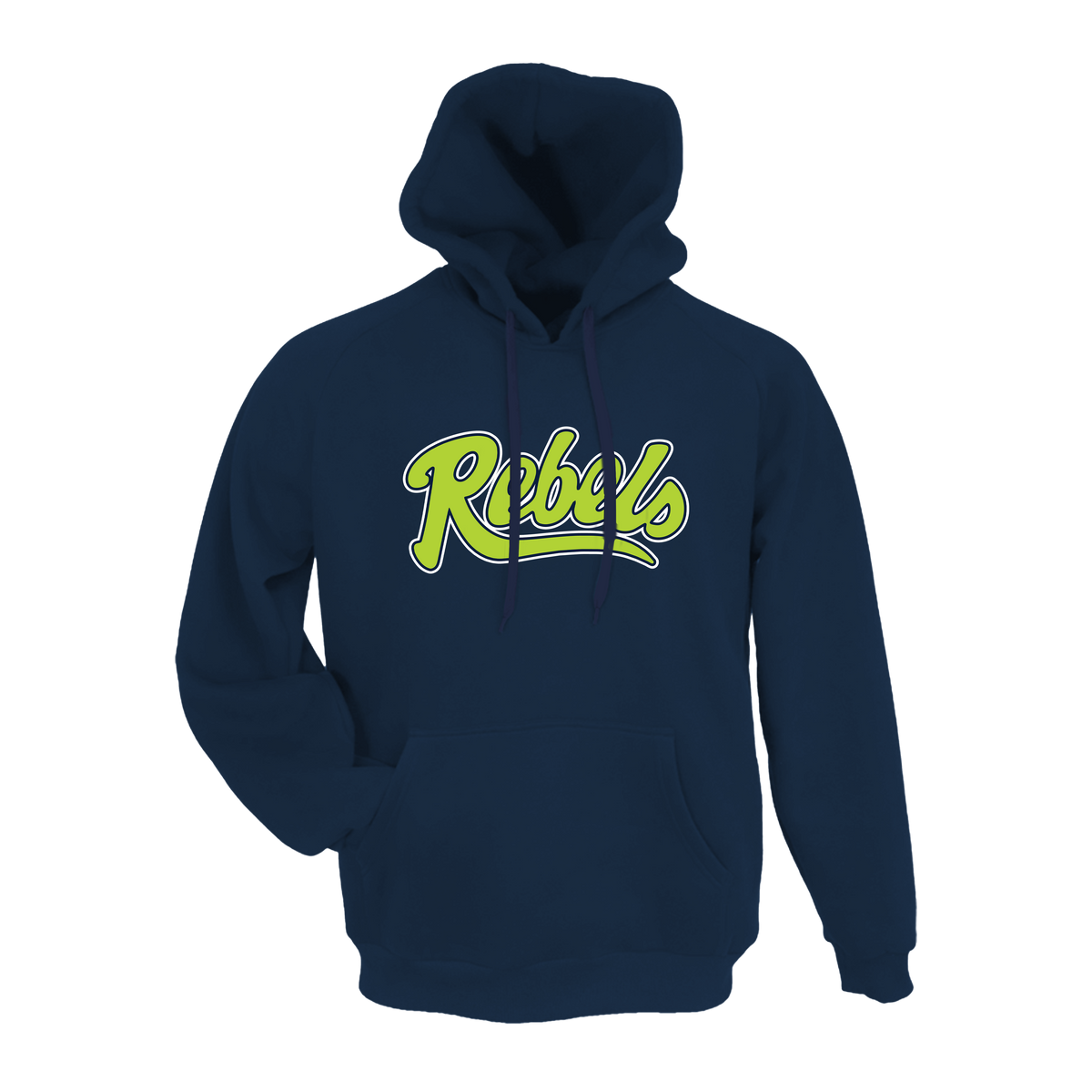Rebels West Michigan Fastpitch (Scott) 2026- Hoodie 1 (Navy)