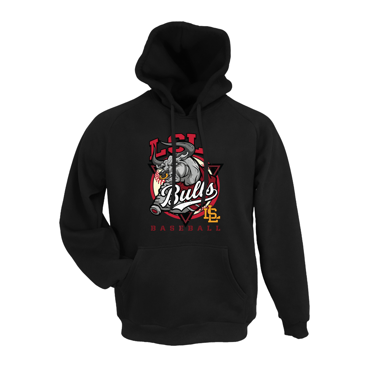 LSL Bulls- Hoodie 2 (Black)