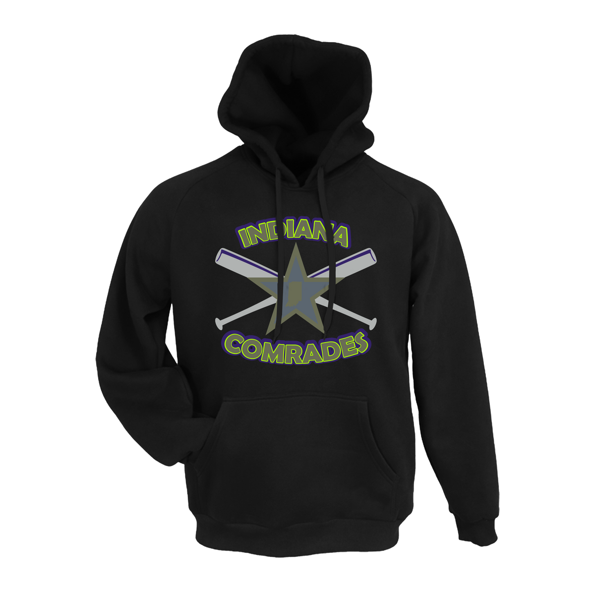 Indiana Comrades Fastpitch (Flory)- Hoodie 2 (Black)