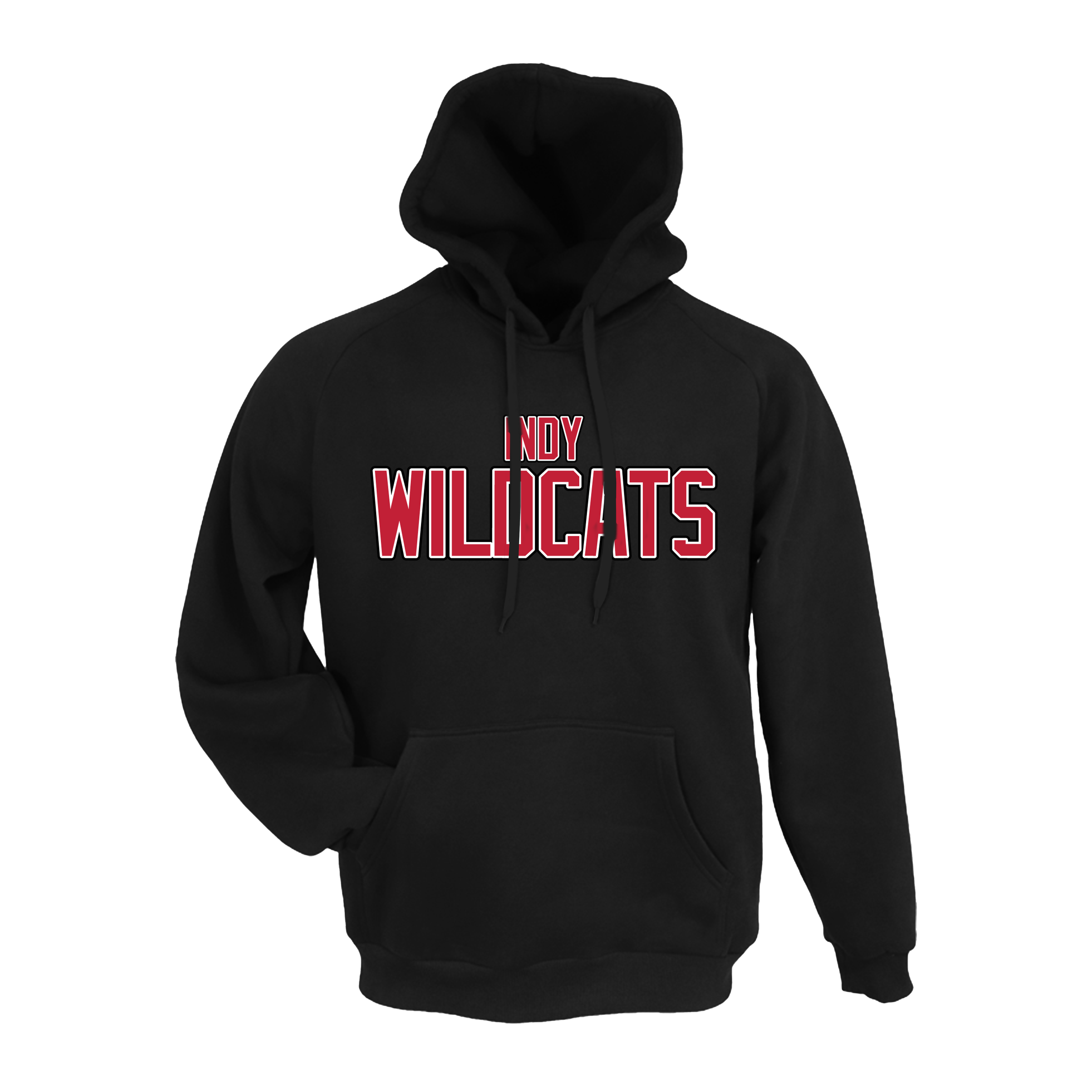 Indy Wildcats Fastpitch (Bean)- Hoodie 2 (Black)