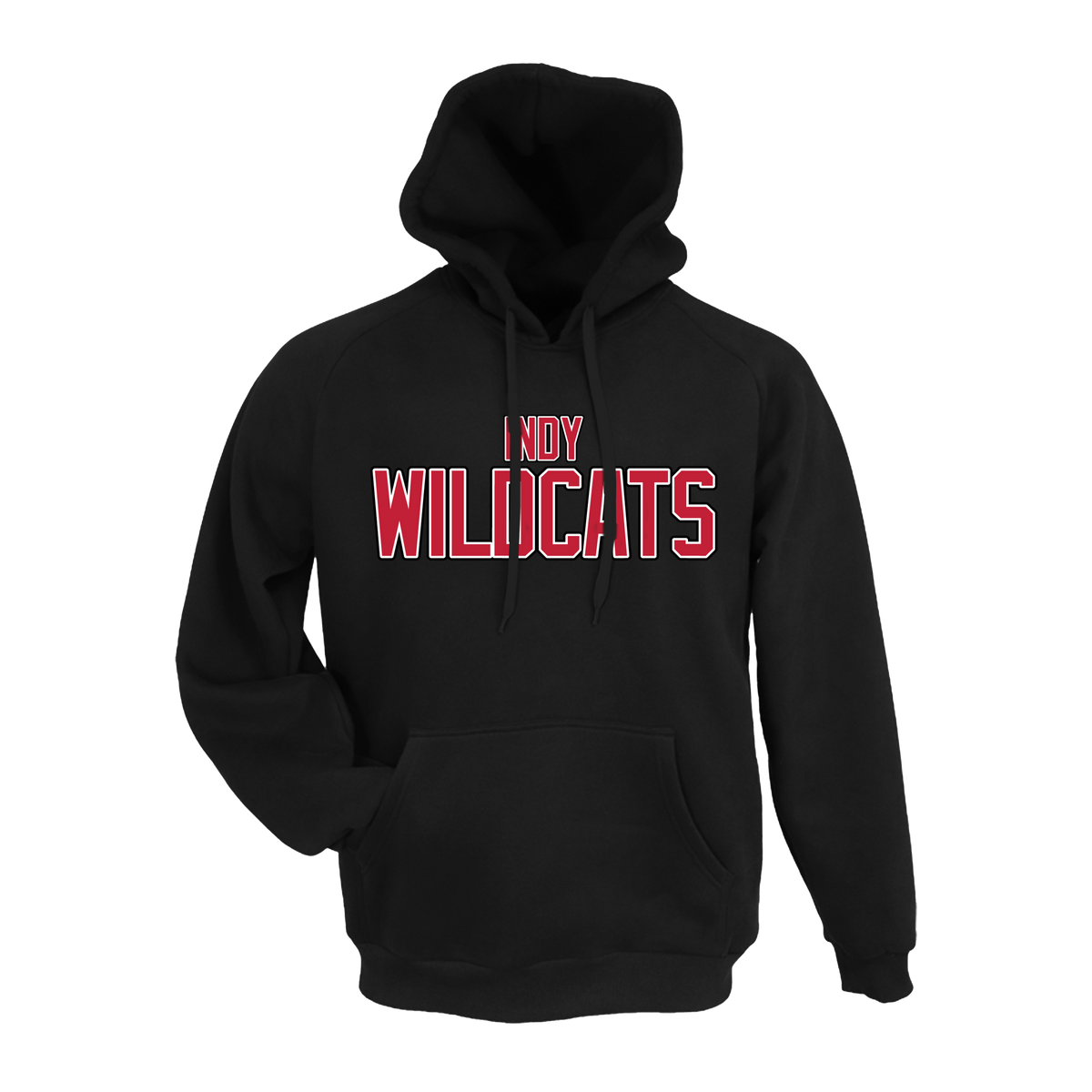 Indy Wildcats Fastpitch (Bean)- Hoodie 2 (Black)