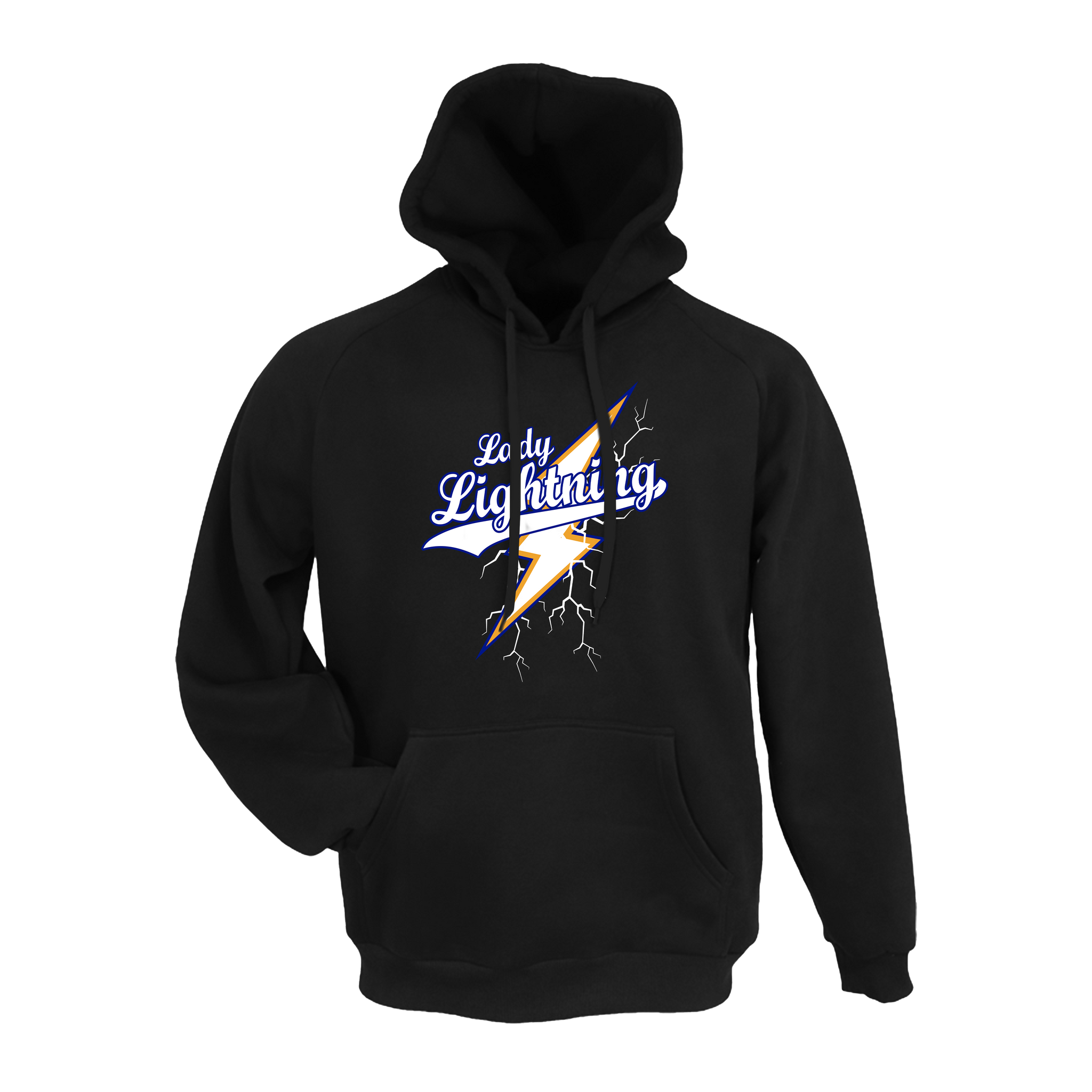 Lady Lightning Fastpitch (Vernon)- Hoodie 2 (Black)