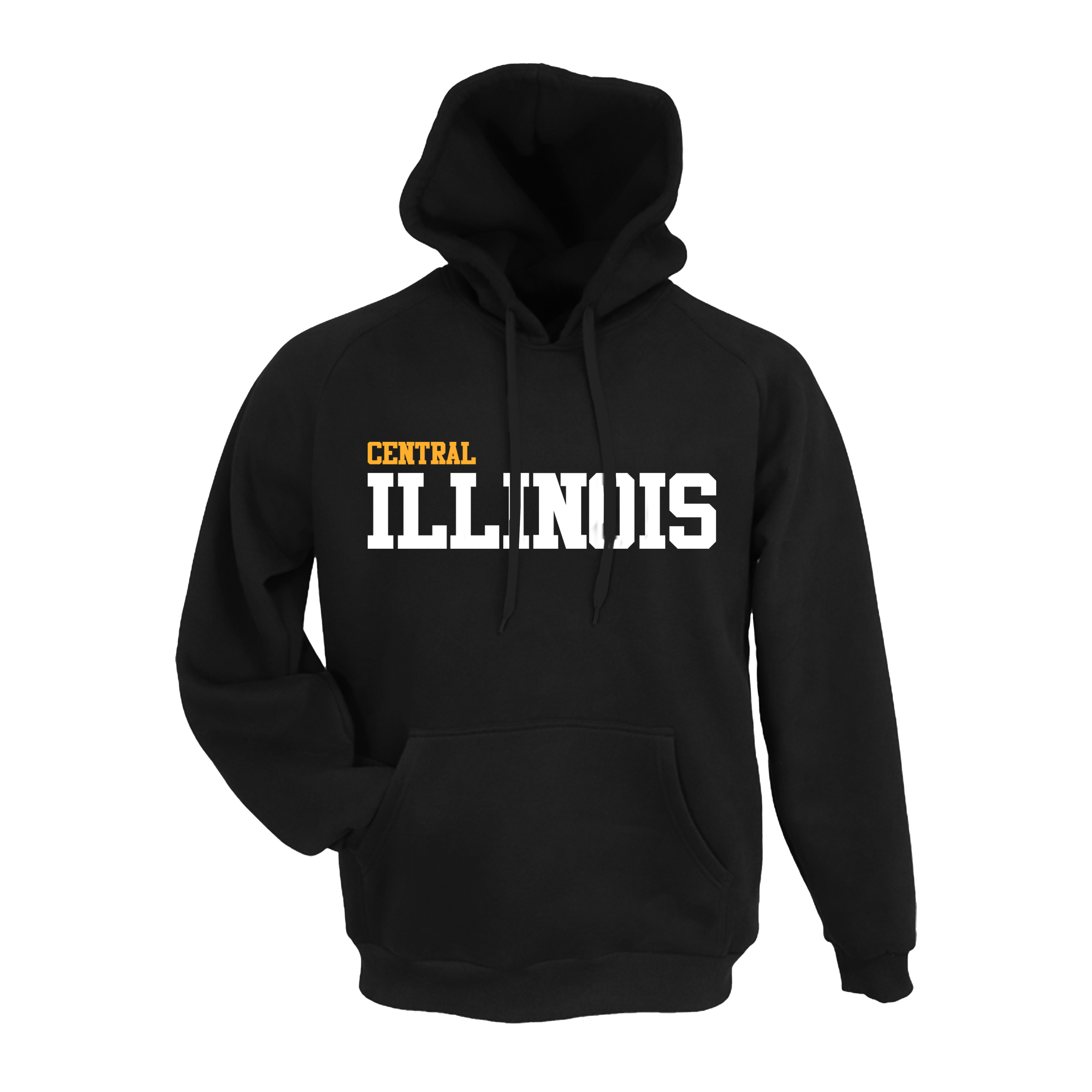 Central IL Lady Force- Hoodie 2 (Black)