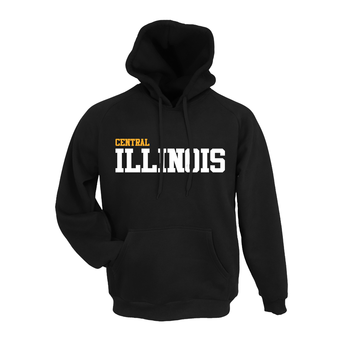 Central IL Lady Force- Hoodie 2 (Black)