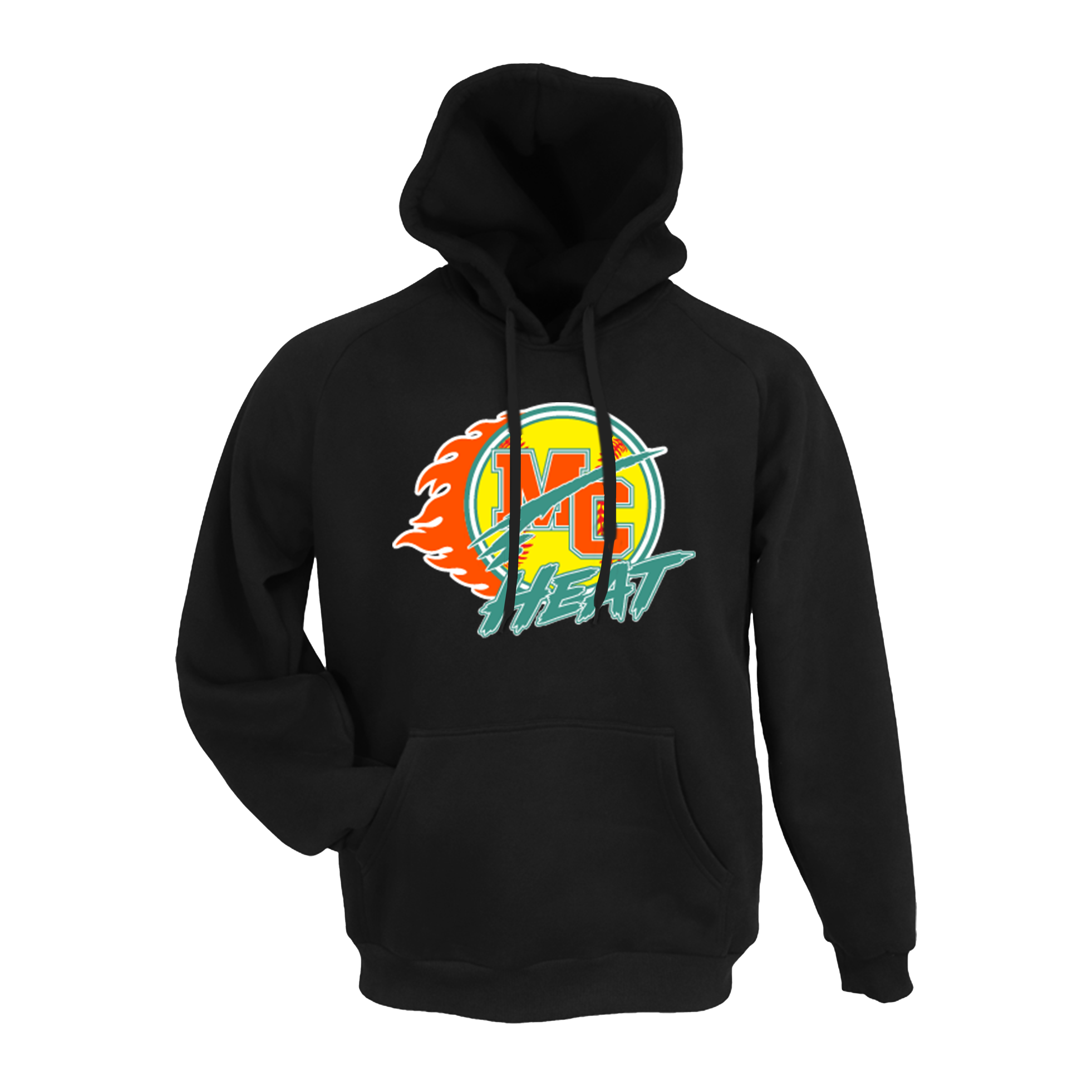 MC Heat (Edgette) Fastpitch- Hoodie 2 (Black)