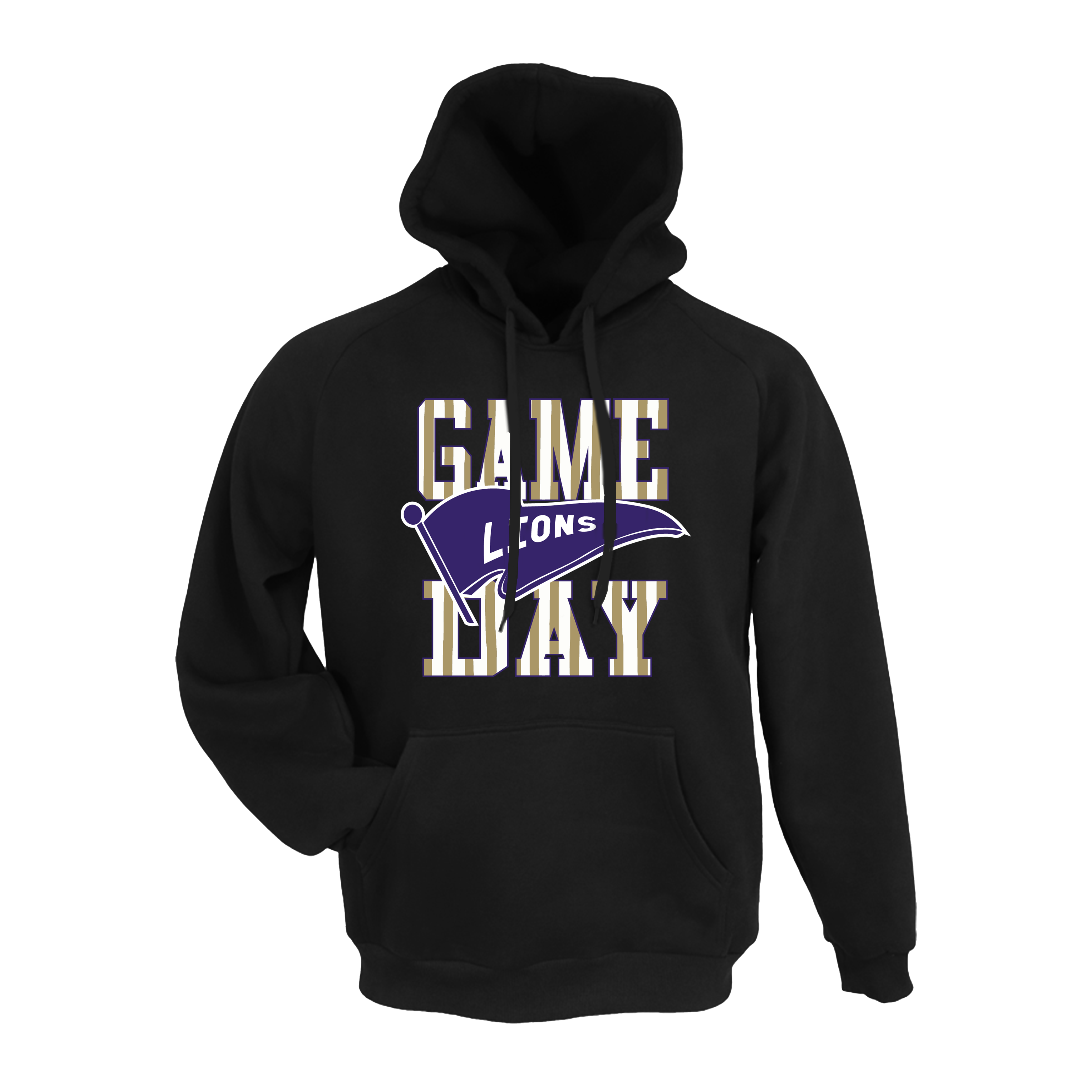 Messiah Lions Basketball 2026- Hoodie 2 (Black)