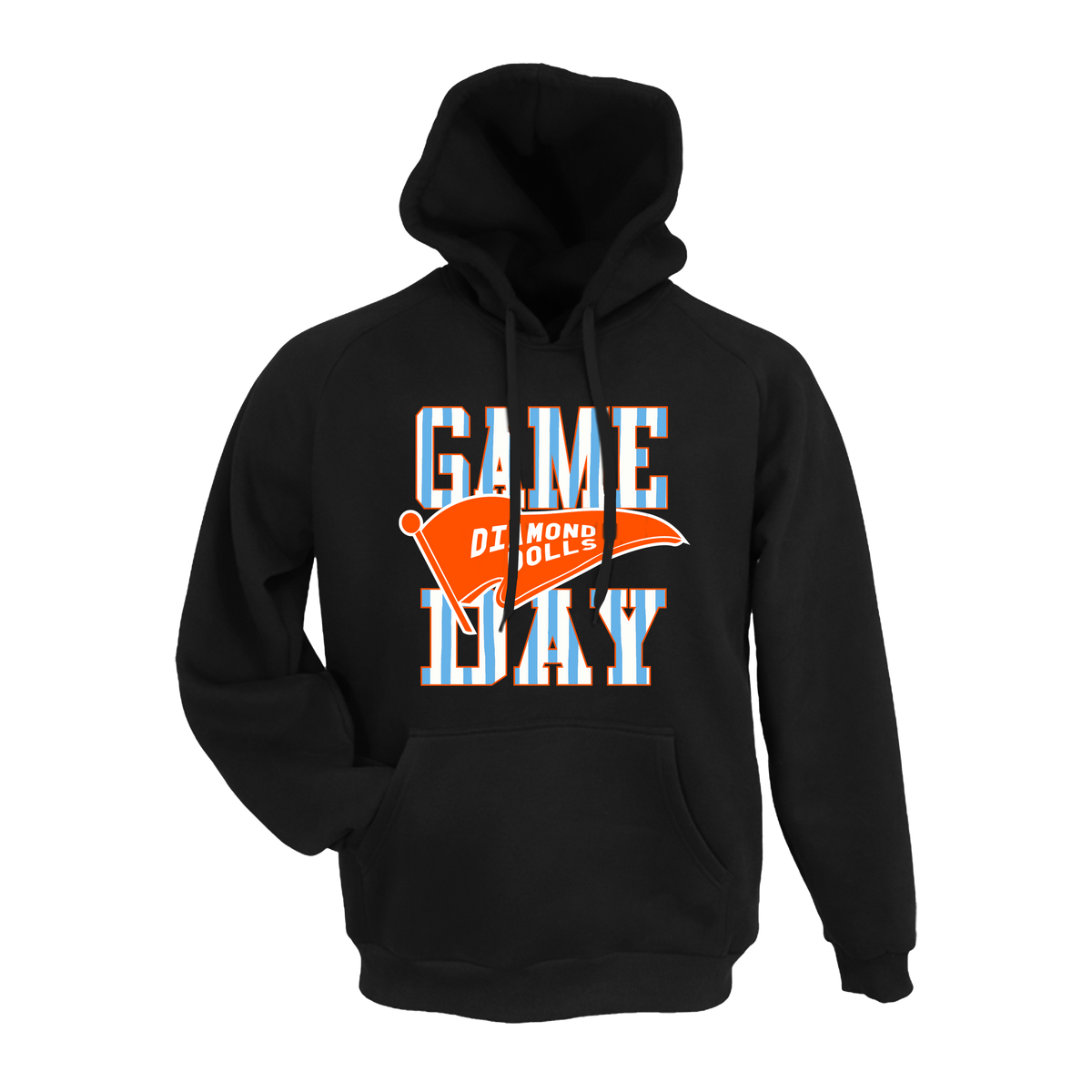 Diamond Dolls (Ozment) Fastpitch- Hoodie 2 (Black)