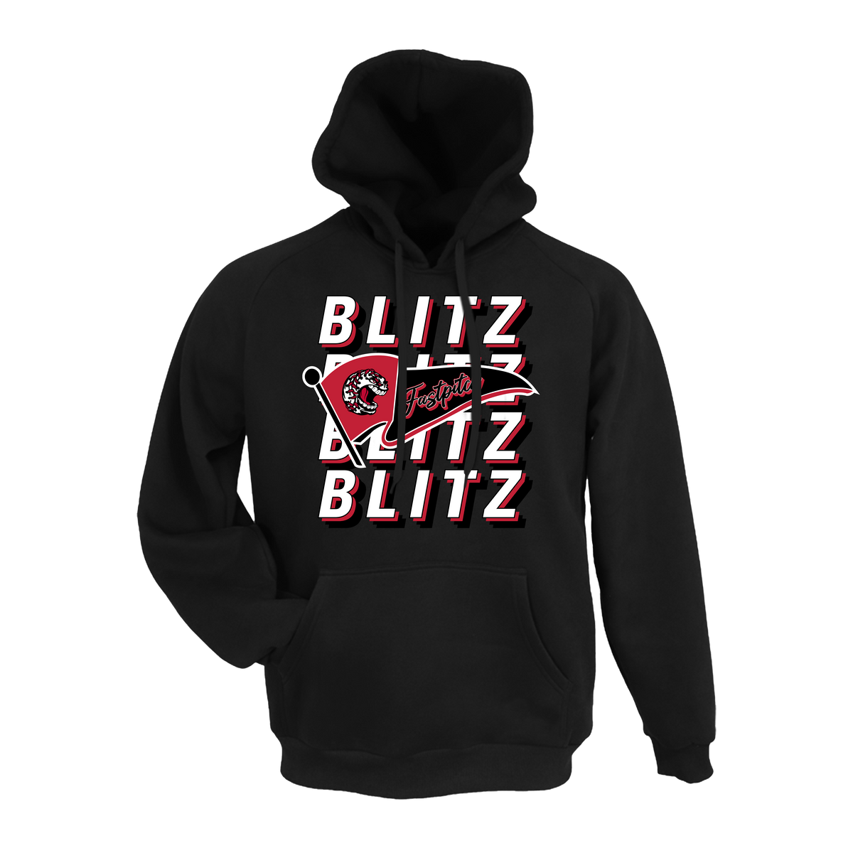 Blitz (Harding) Fastpitch- Hoodie 2 (Black)