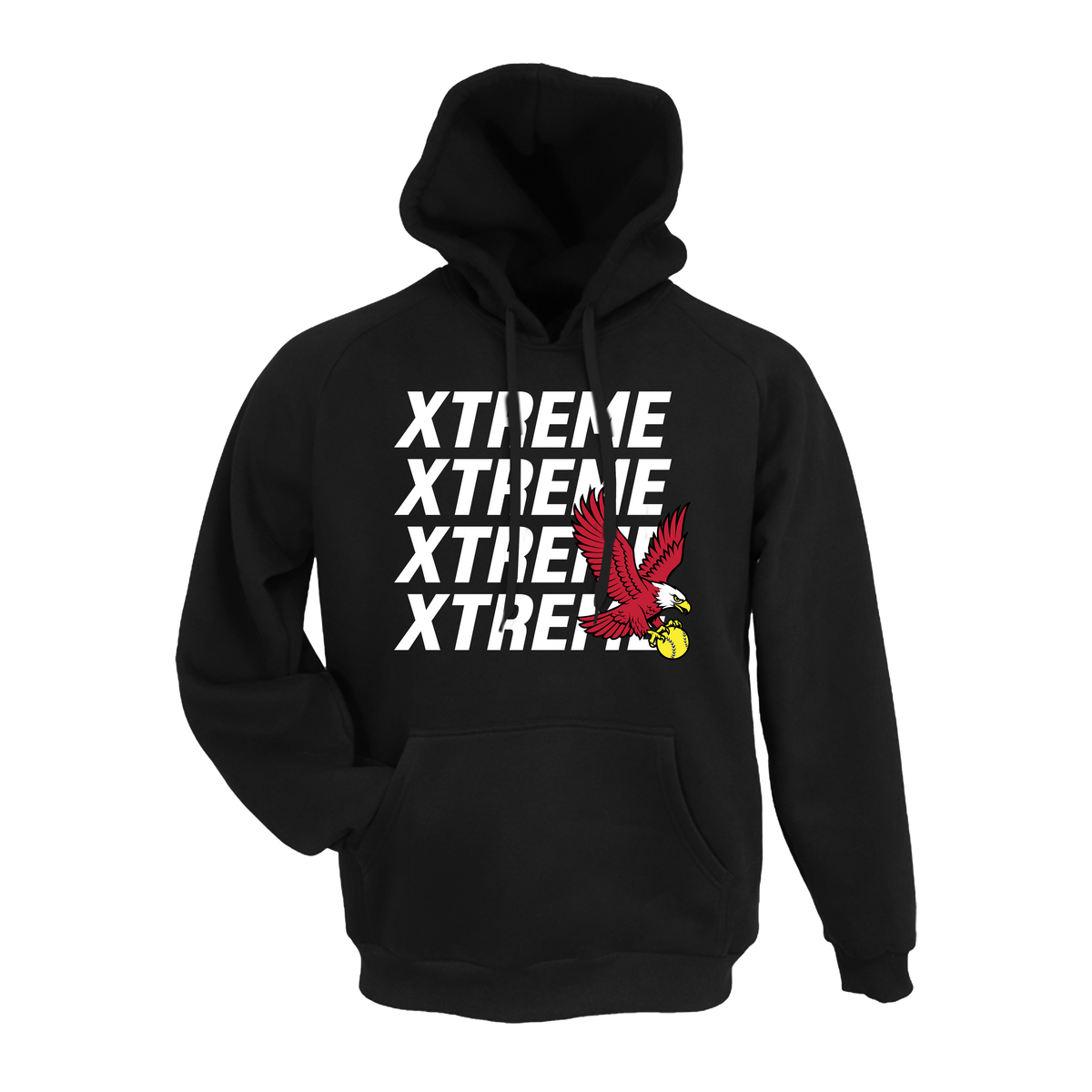 Xtreme Fastpitch (Weglos)- Hoodie 2 (Black)