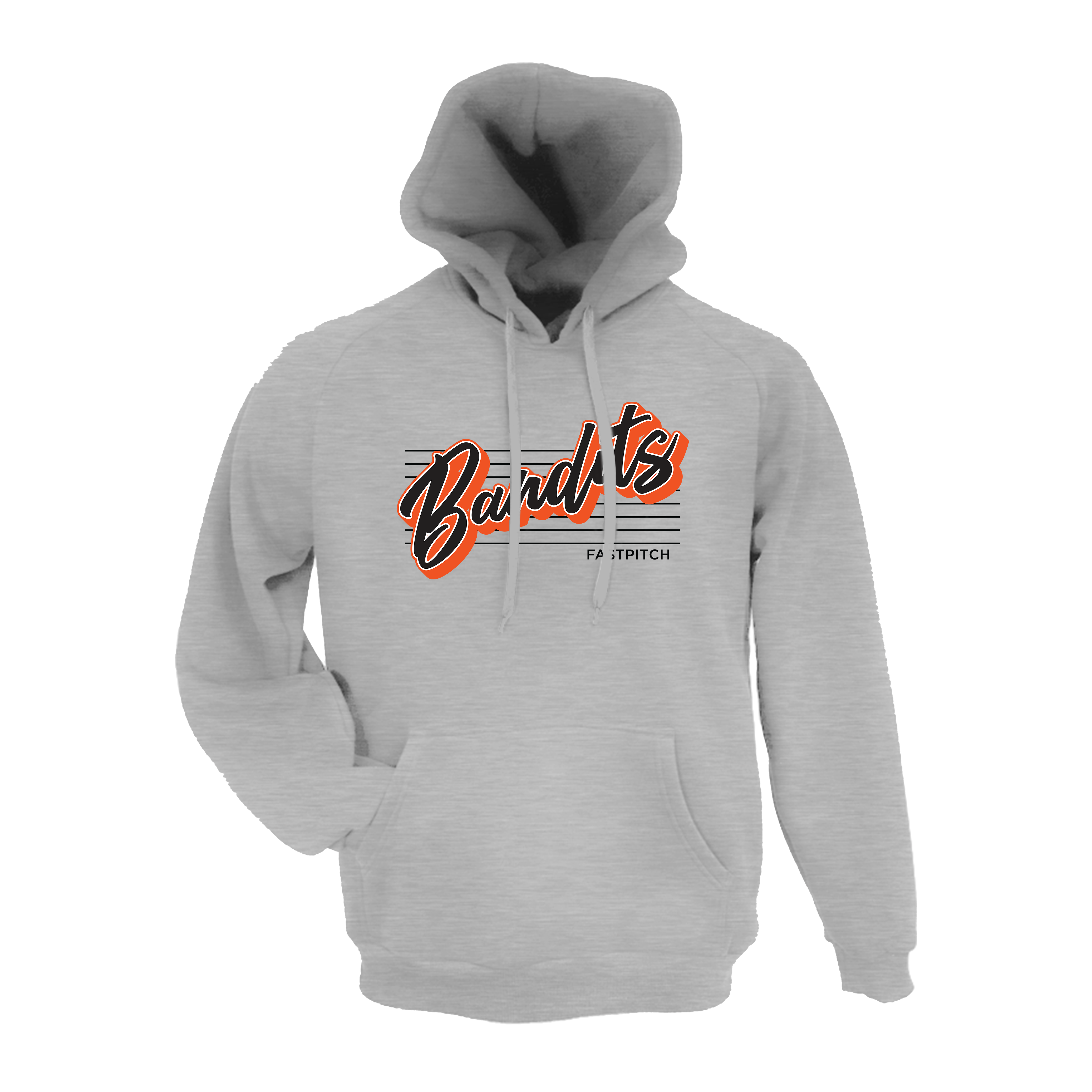 Bandits NC Fastpitch (Hatcher) 2026- Hoodie 2 (Grey)