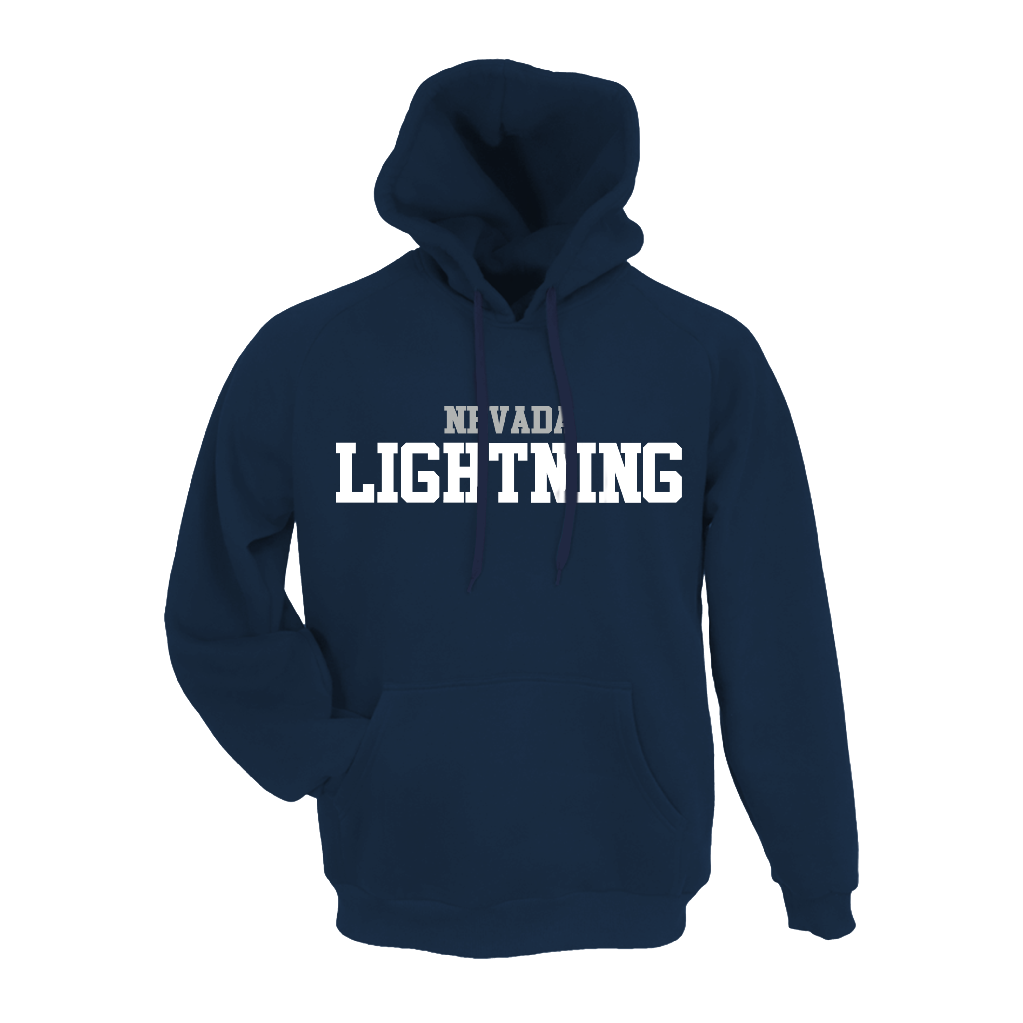 NV Lightning Fastpitch (Snow) 2026- Hoodie 2 (Navy)