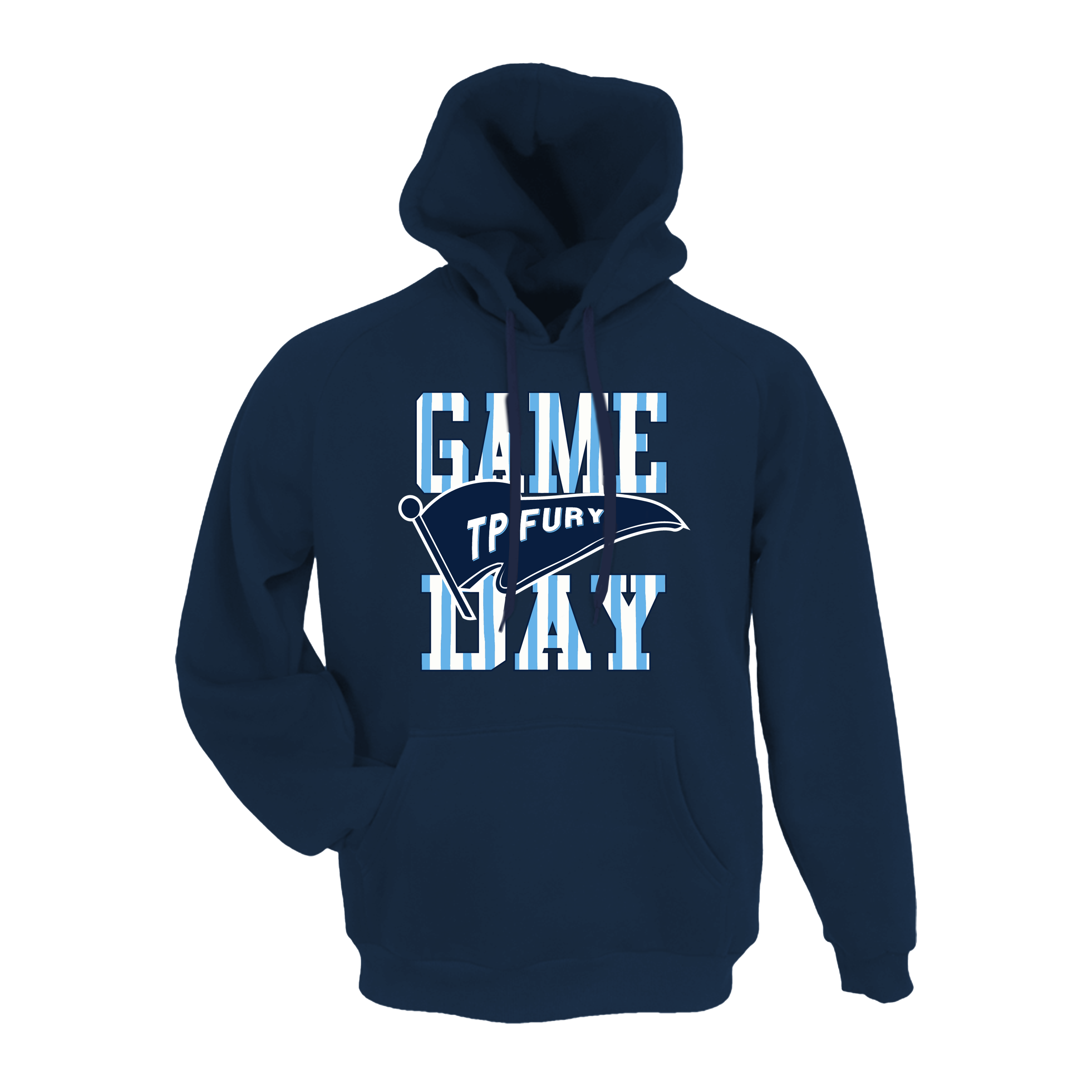 TP FURY (Tasker) Baseball- Hoodie 2 (Navy)