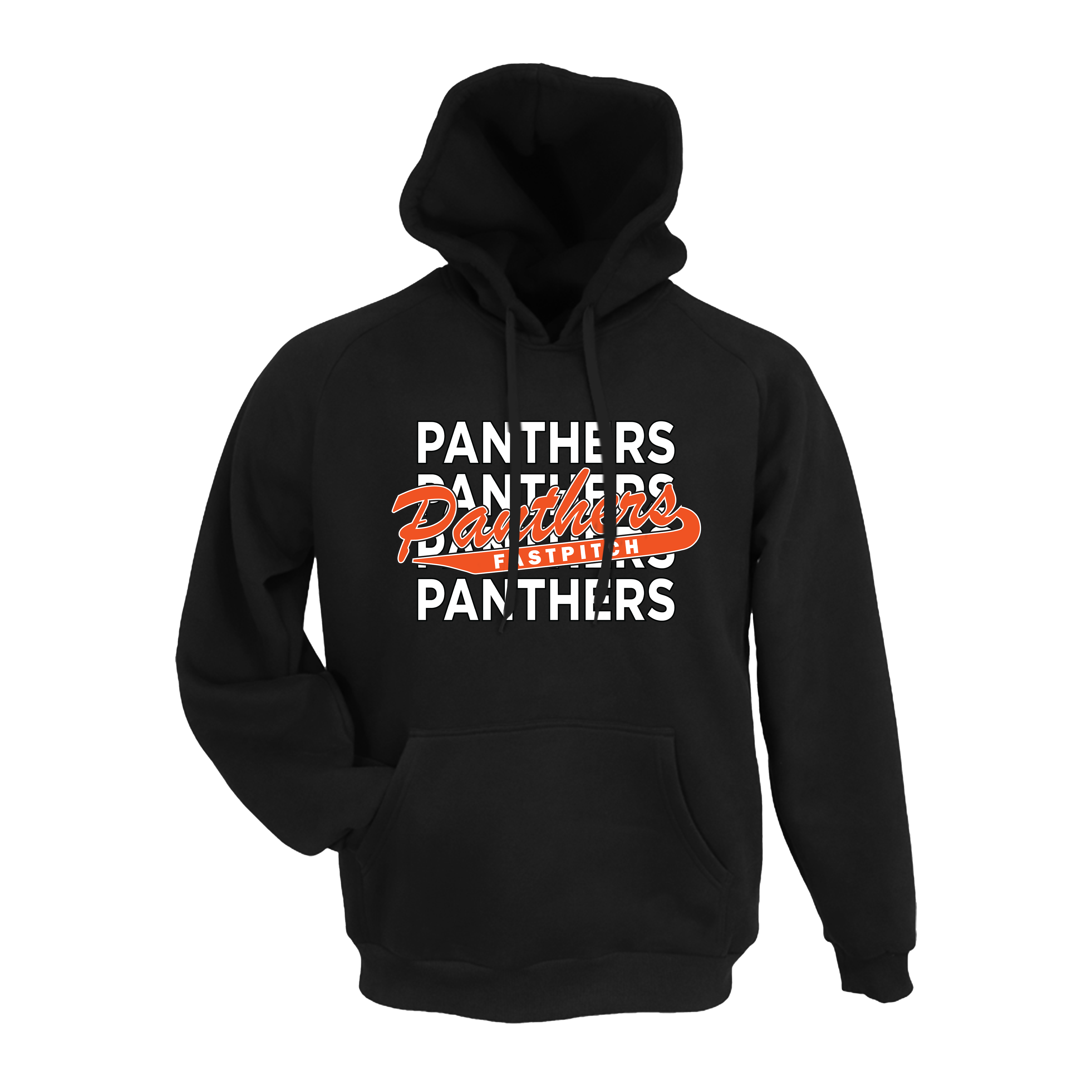 Jr Panthers Fastpitch (Oppendike)- Hoodie 3 (Black)