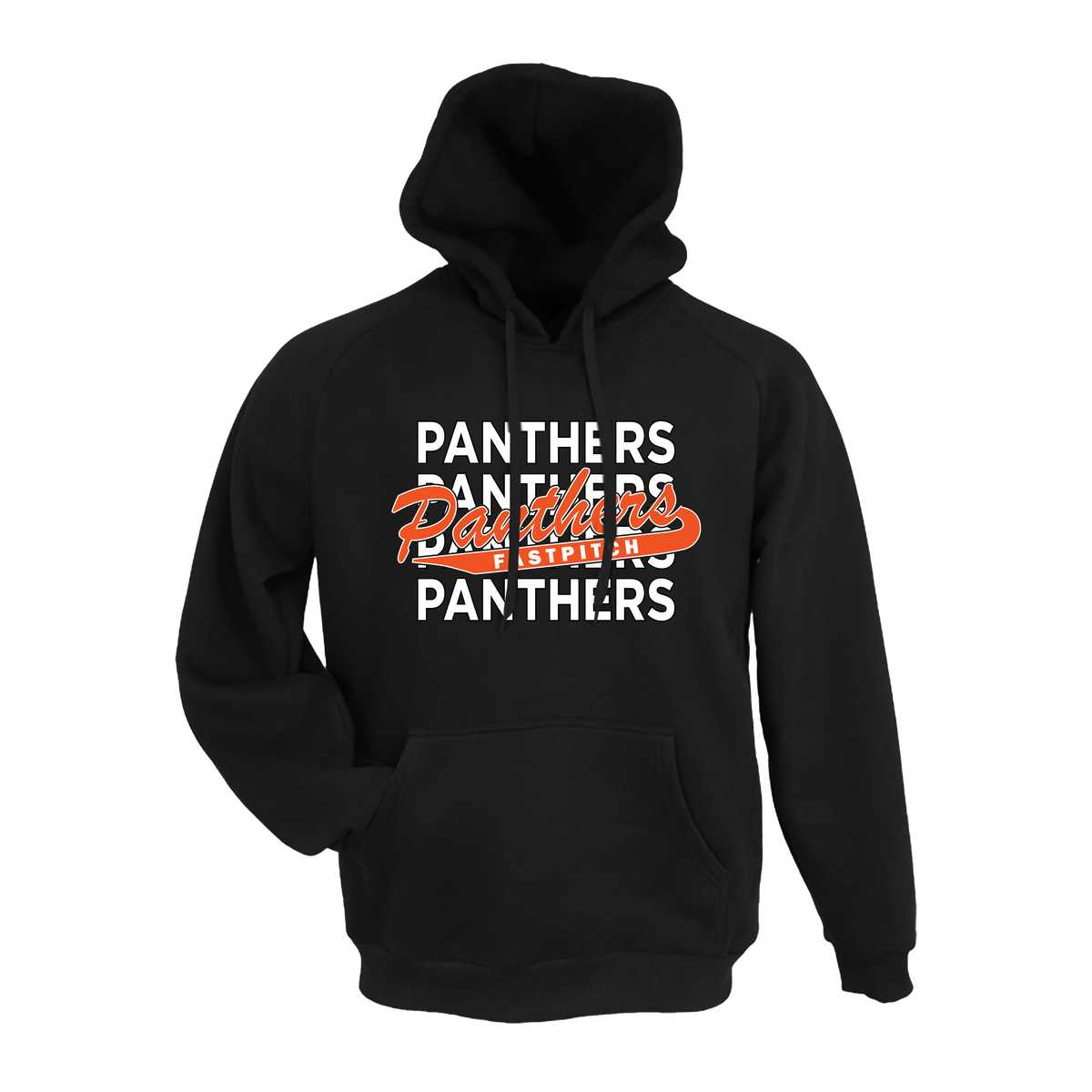Jr Panthers Fastpitch (Oppendike)- Hoodie 3 (Black)
