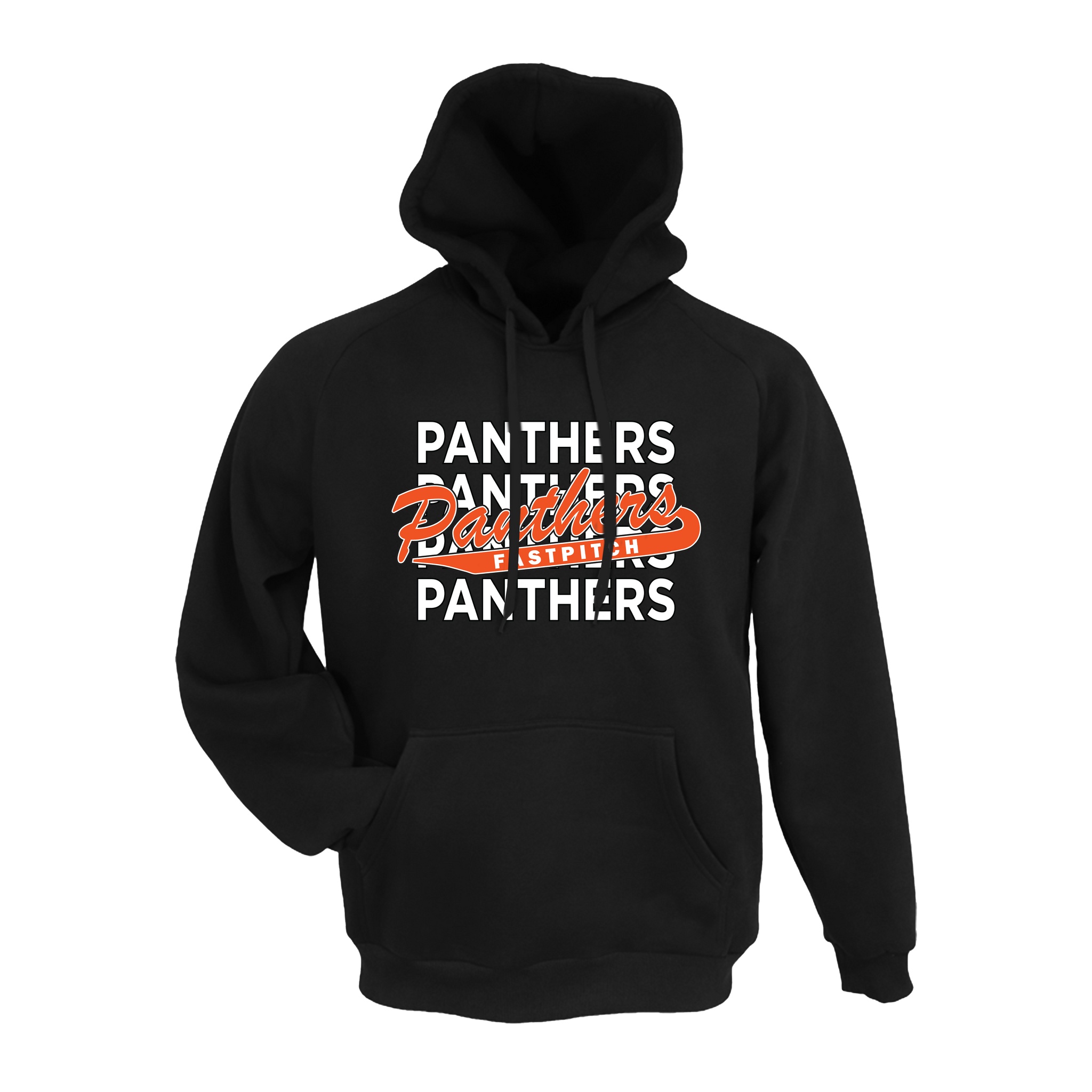 Jr Panthers Fastpitch (Oppendike)- Hoodie 3 (Black)