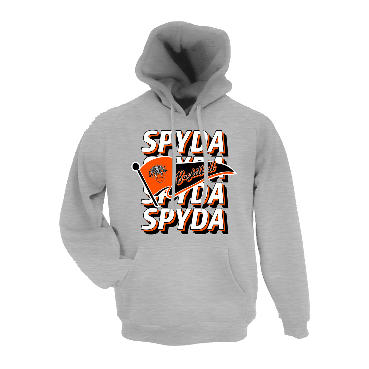 Spyda Basketball (Lopez)- Hoodie 3 (Grey)