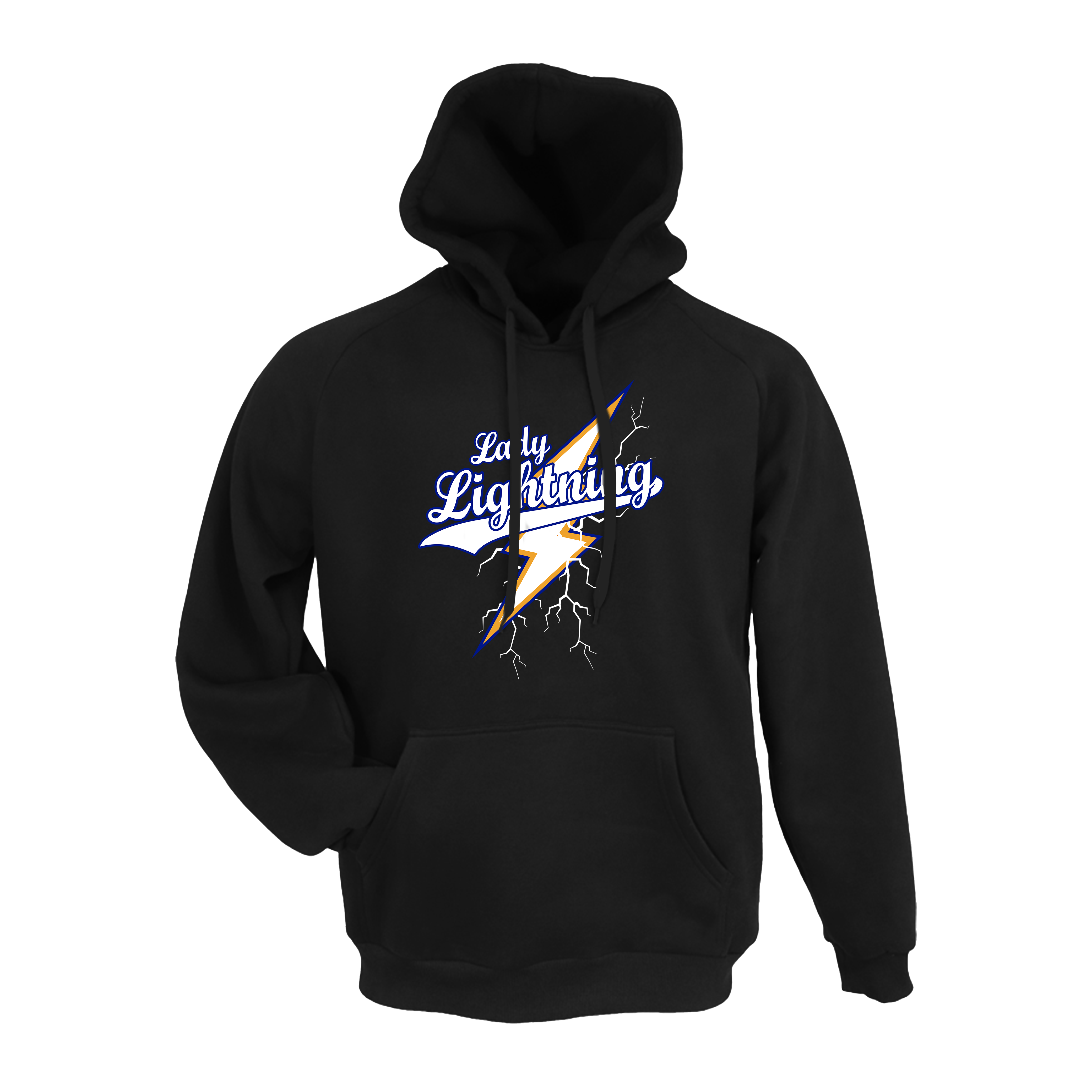 Lady Lightning Fastpitch (Vernon)- Hoodie 4 (Black)