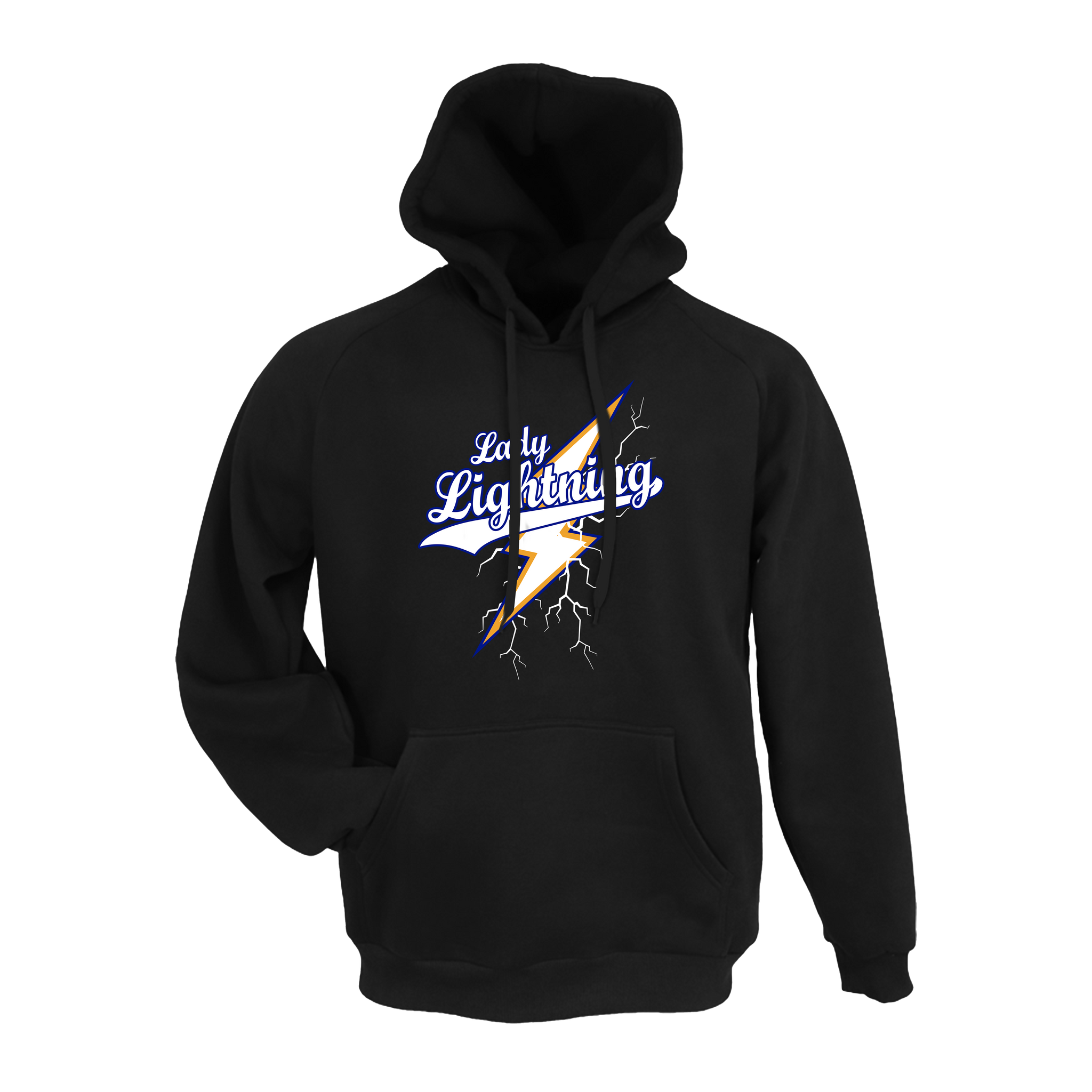 Lady Lightning Fastpitch (Vernon)- Hoodie 4 (Black)