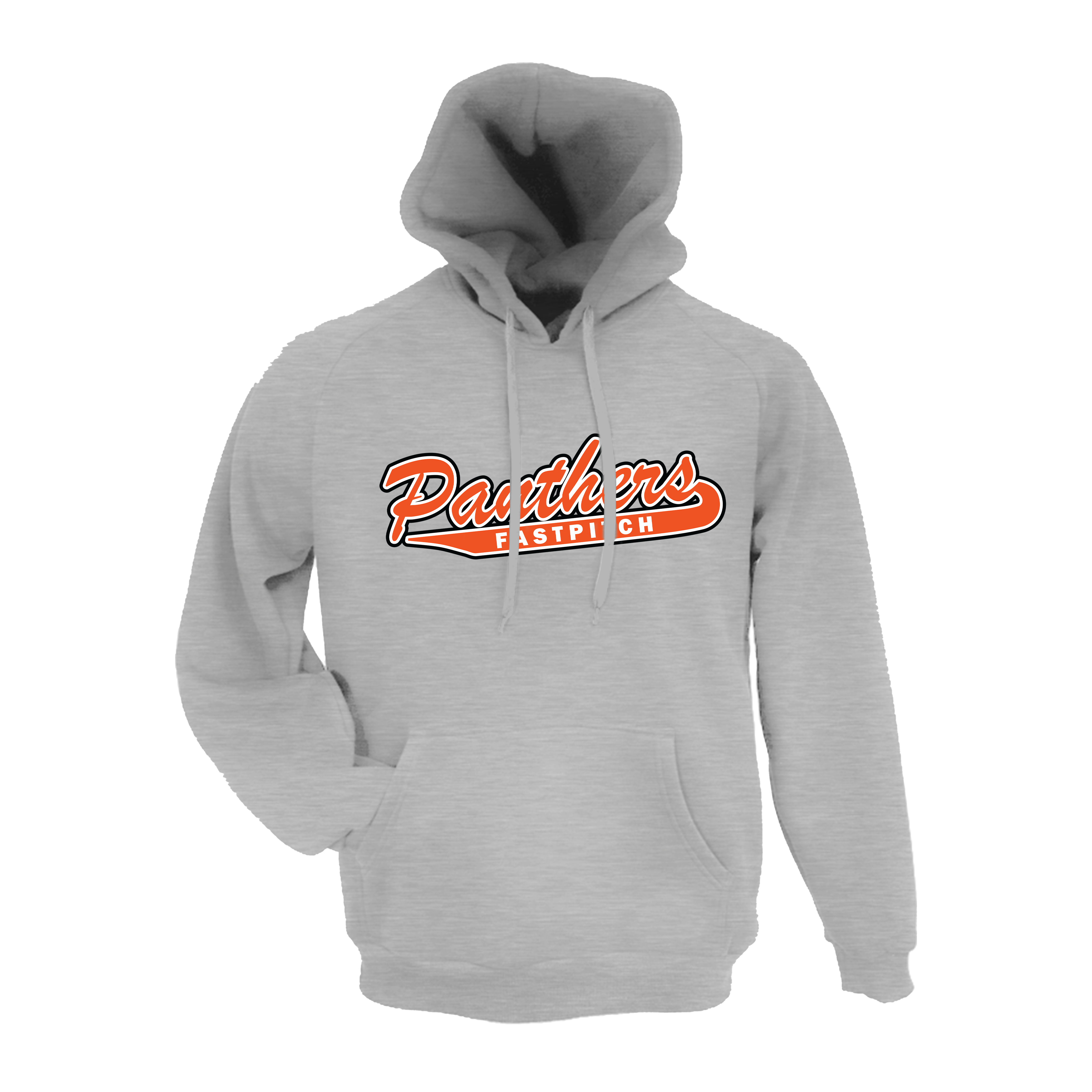 Jr Panthers Fastpitch (Oppendike)- Hoodie 2 (Grey)