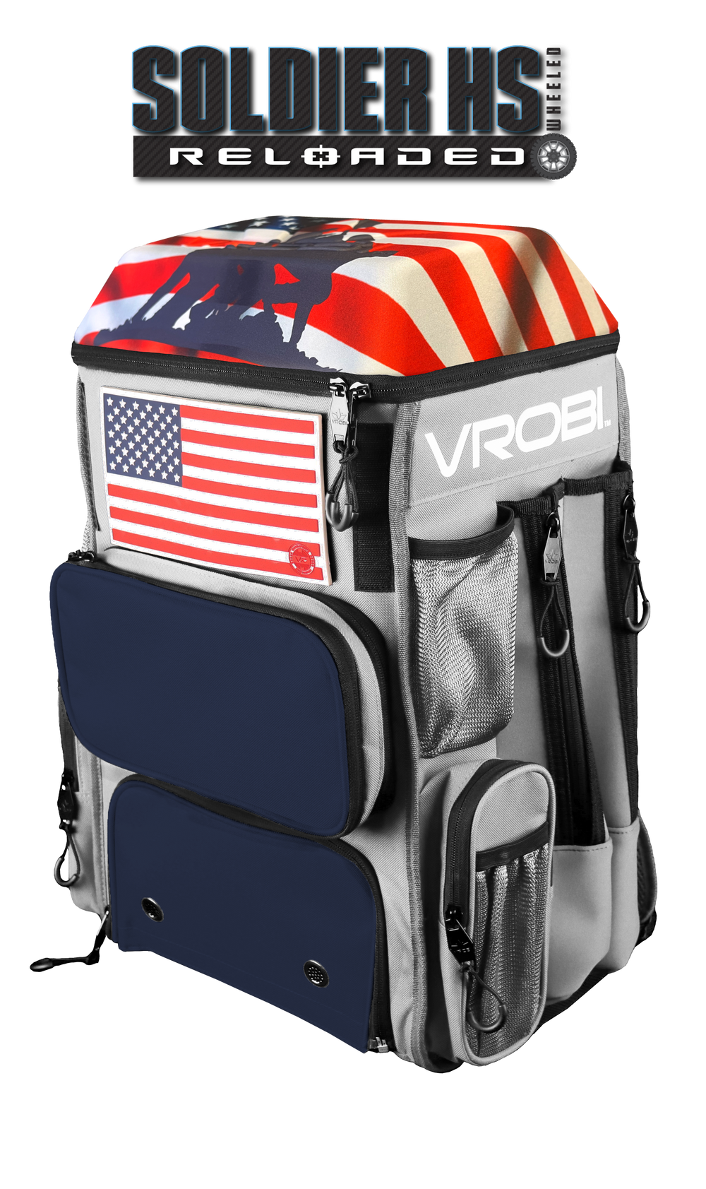 SOLDIER HS RELOADED ONE NATION MILITARY TRIBUTE EDITION WHEELED BAG