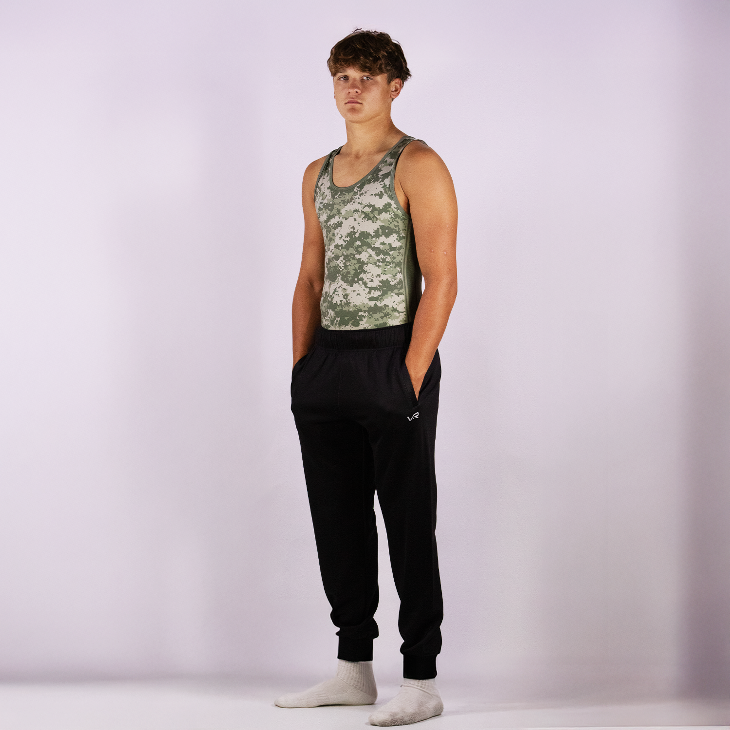 Men's Wrestling Singlet- Army Digi Camo