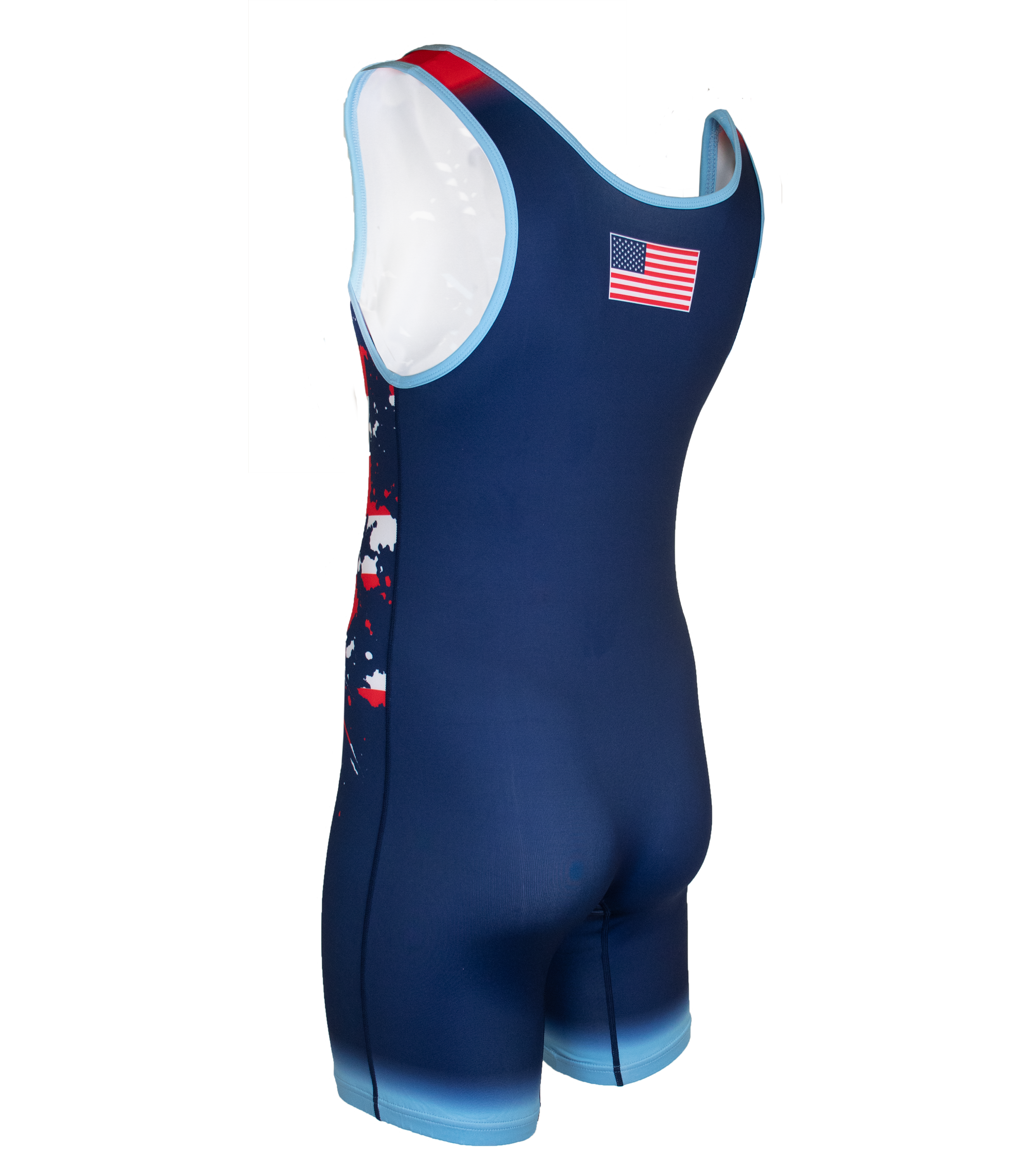 Youth Freestyle Wrestling Singlet- Stars and Stripes