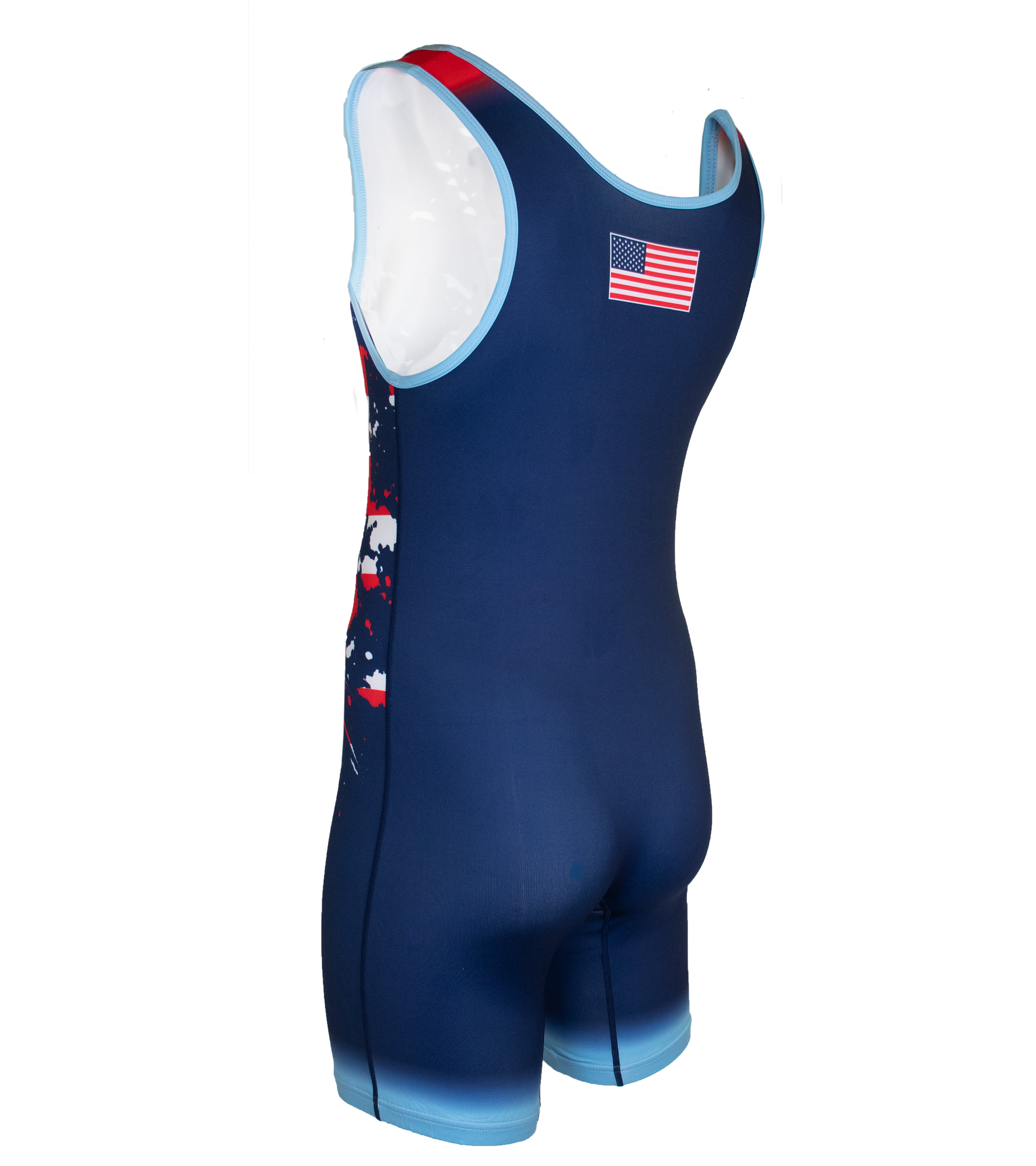 Youth Freestyle Wrestling Singlet- Stars and Stripes
