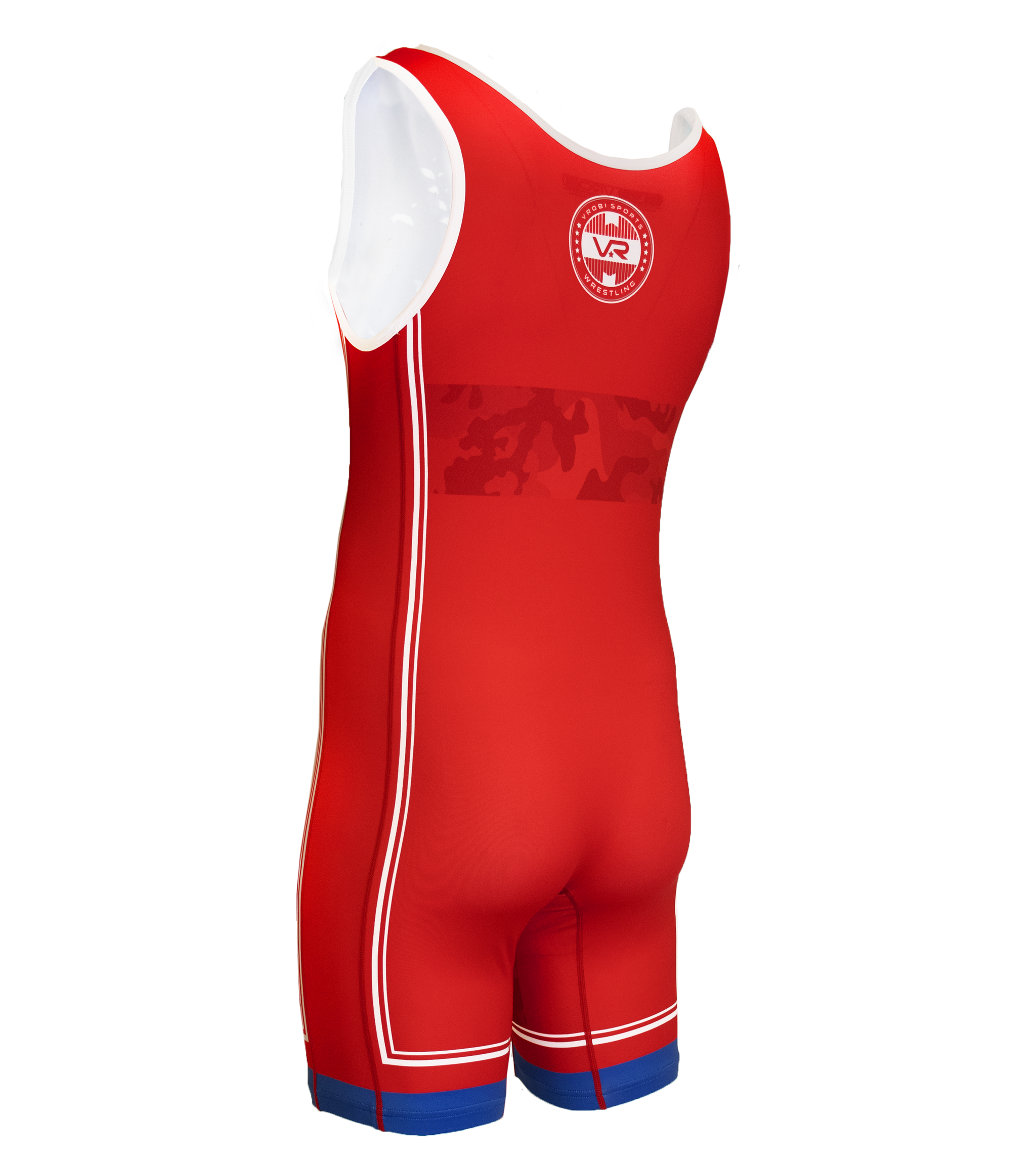 Youth Freestyle Wrestling Singlet- Freedom- Red
