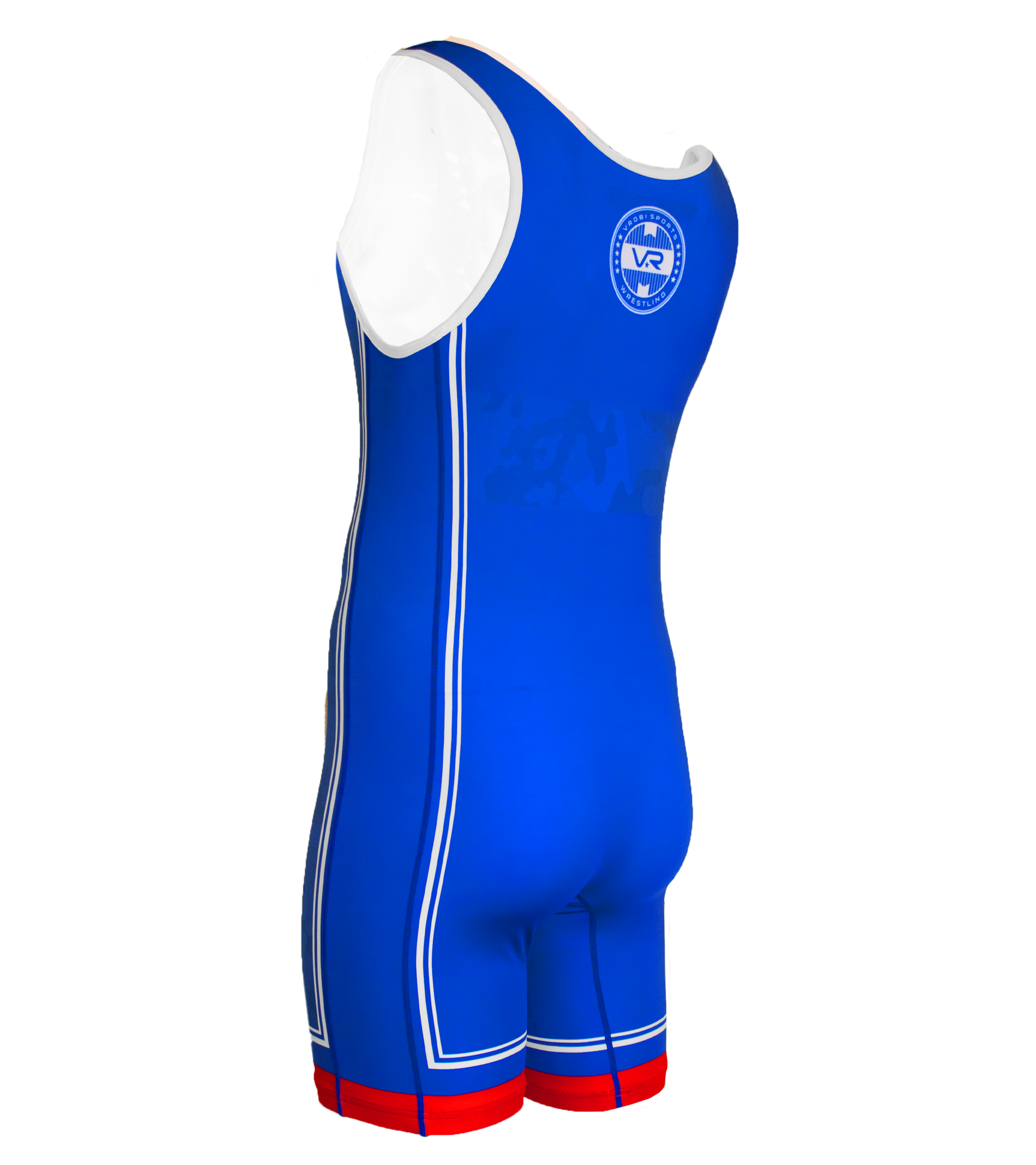 Youth Freestyle Wrestling Singlet- Freedom- Blue