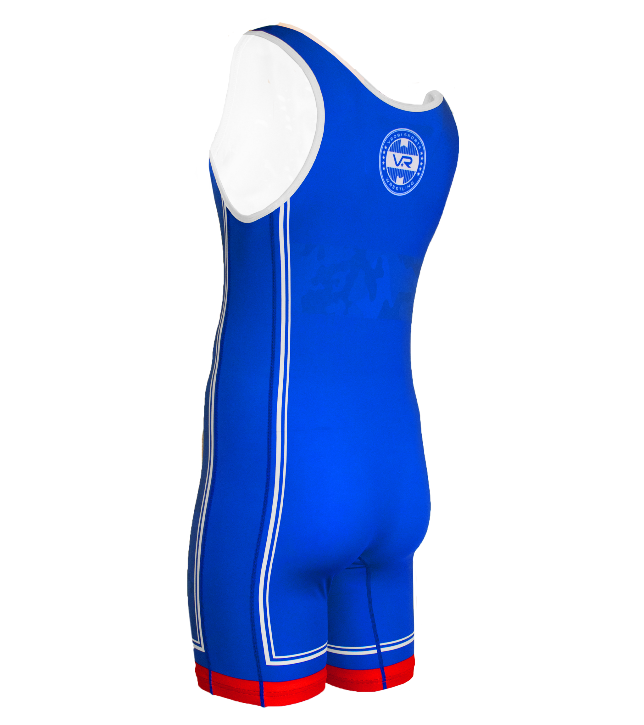 Youth Freestyle Wrestling Singlet- Freedom- Blue