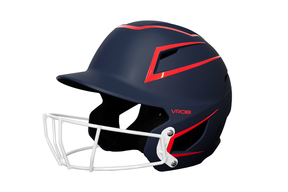 Arsenal Fastpitch Softball Batting Helmet- Two-Tone- Navy