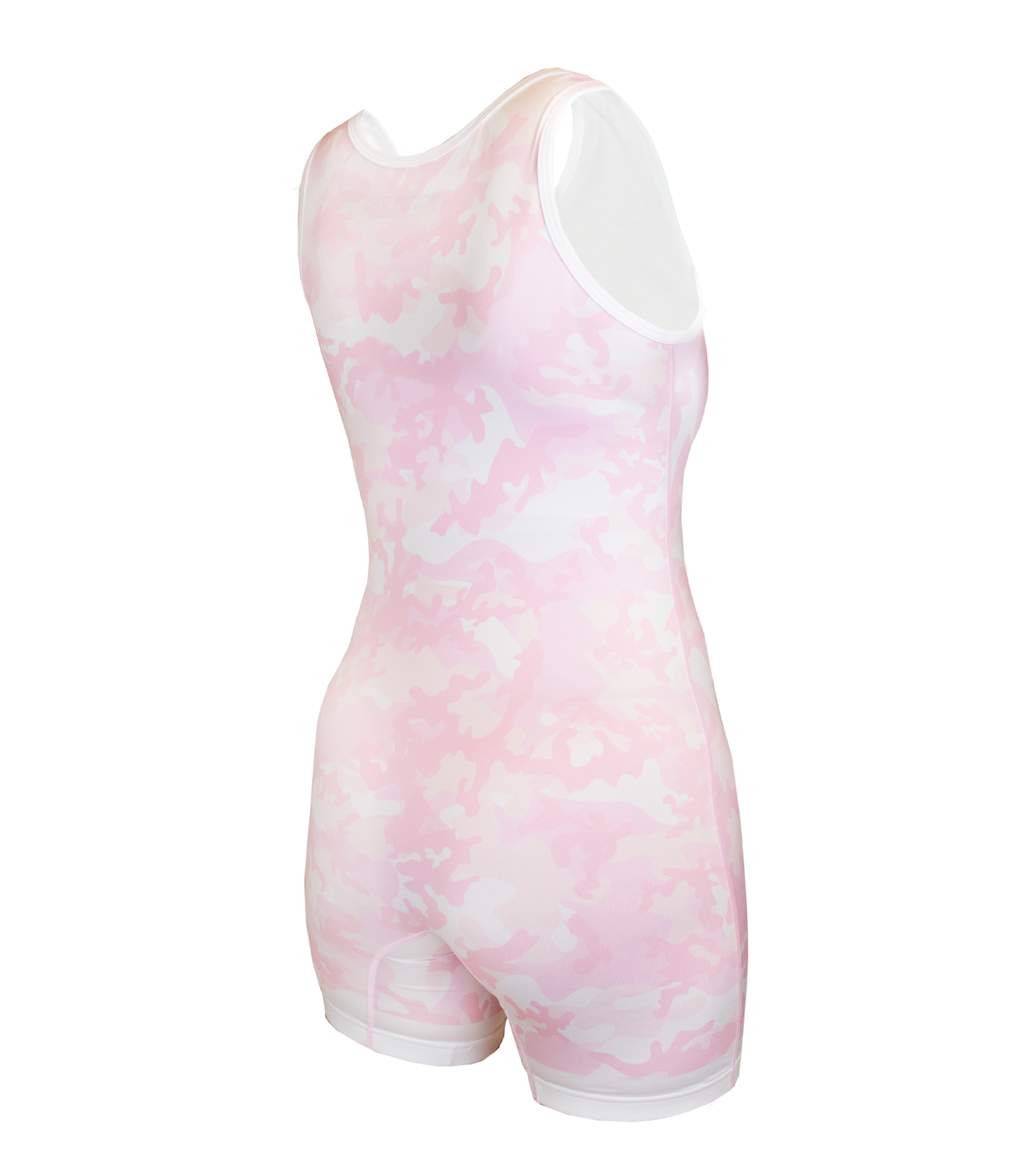 Girl's Wrestling Singlet- Pink Camo