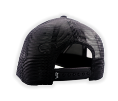 VR80 Low Profile Snapback Trucker Hat-Black