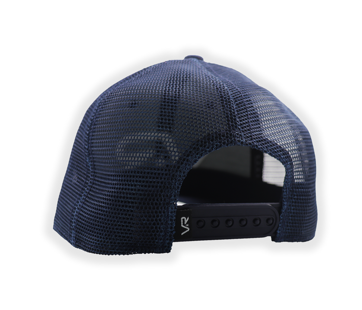 VR80 Low Profile Snapback Trucker Hat-Navy/White