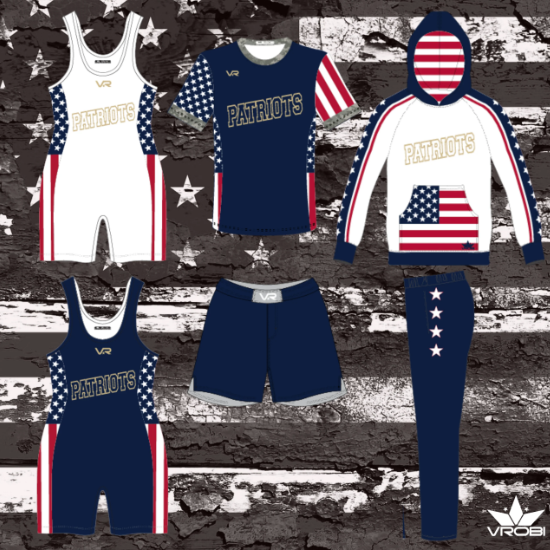 Wrestling Gold Package ( 2 Singlets, 1 Performance Shirt, 1 Fight Shorts, 1 Warmup Jacket, 1 Warmup Pant )