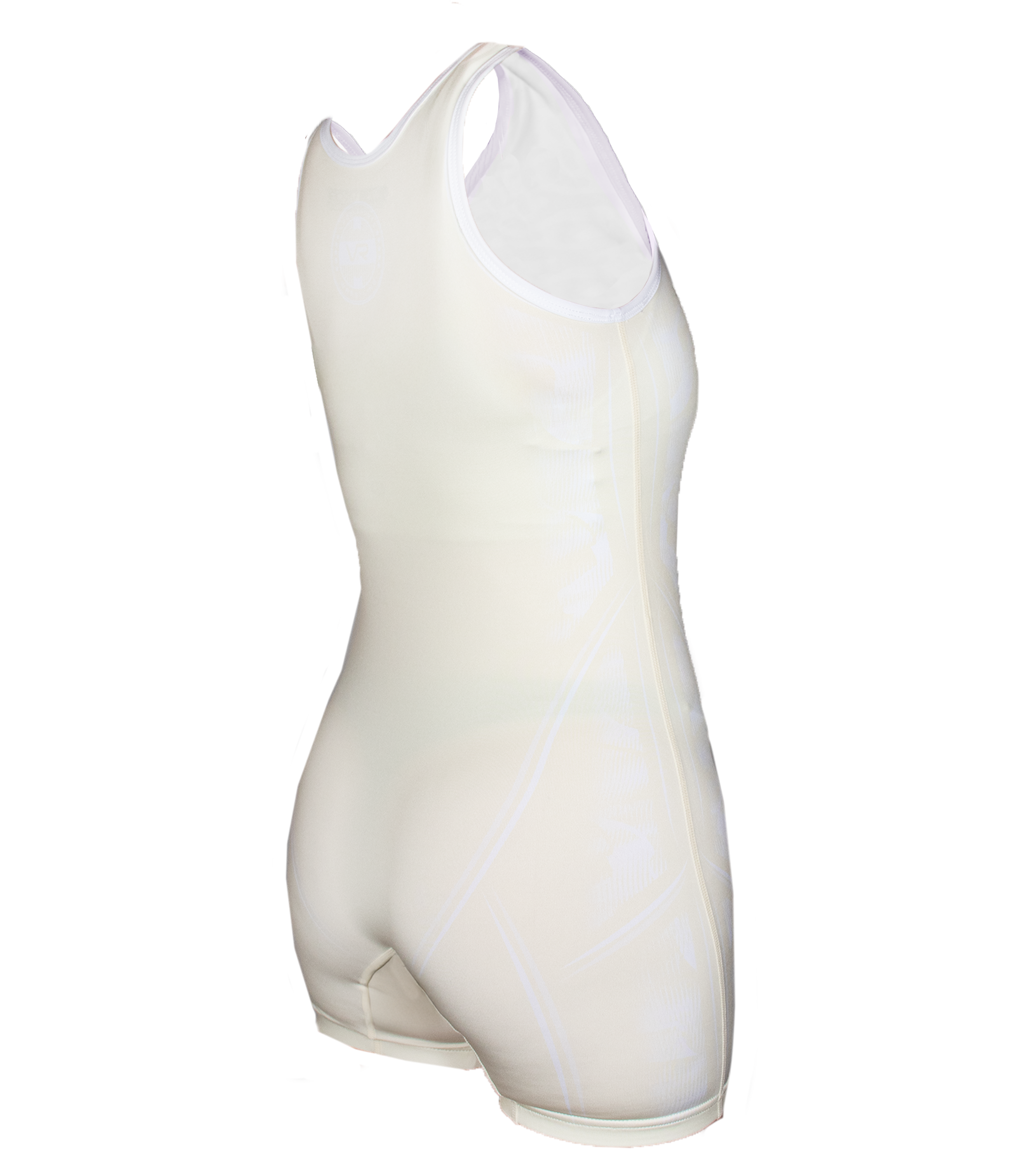 Women's Wrestling Singlet- Sketch- Cream