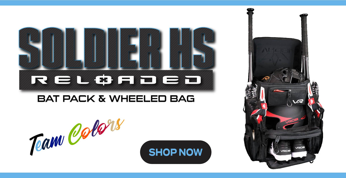 Baseball and Softball Back Packs and Wheeled Roller Bags