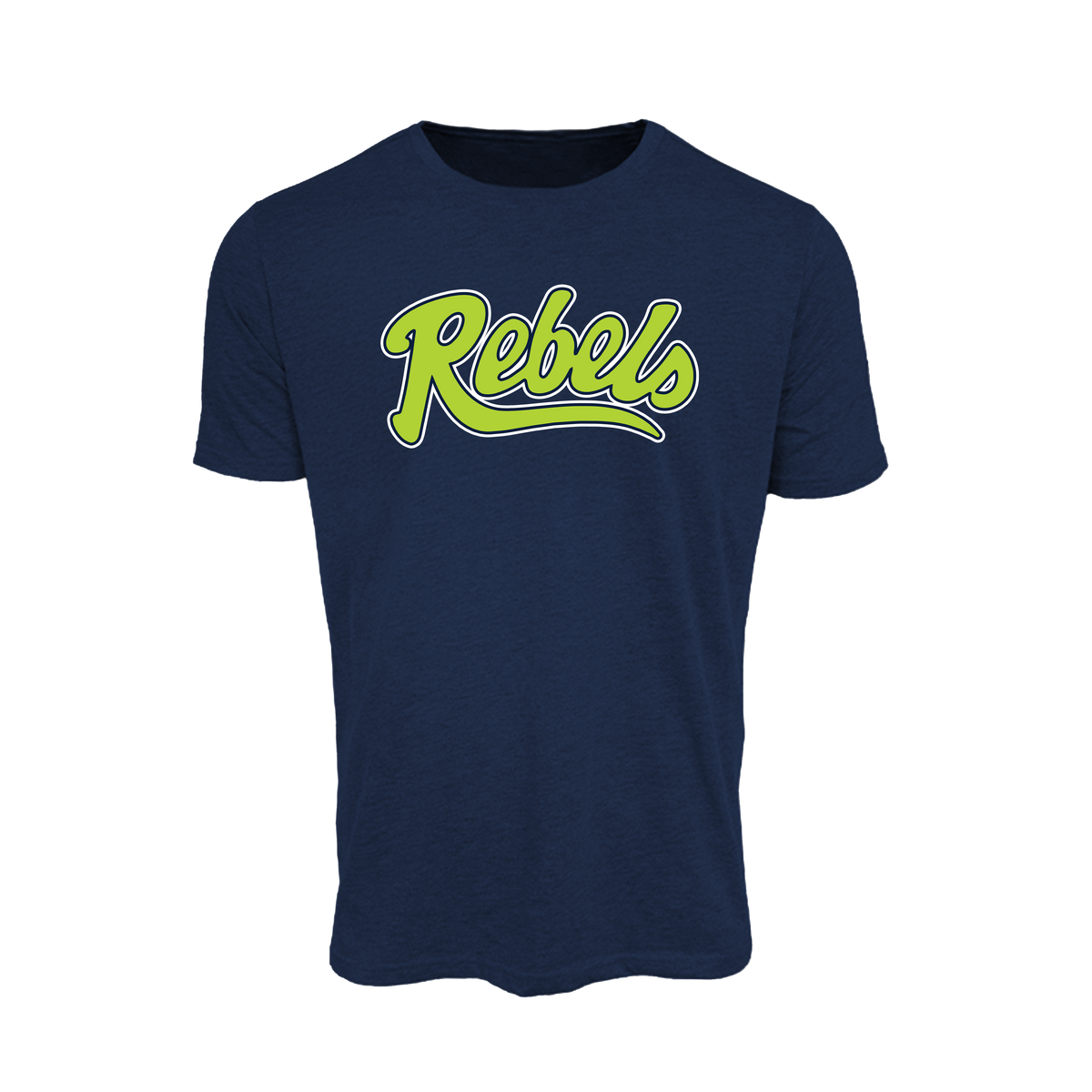 Rebels West Michigan Fastpitch (Scott) 2026- T-Shirt 1 (Navy)