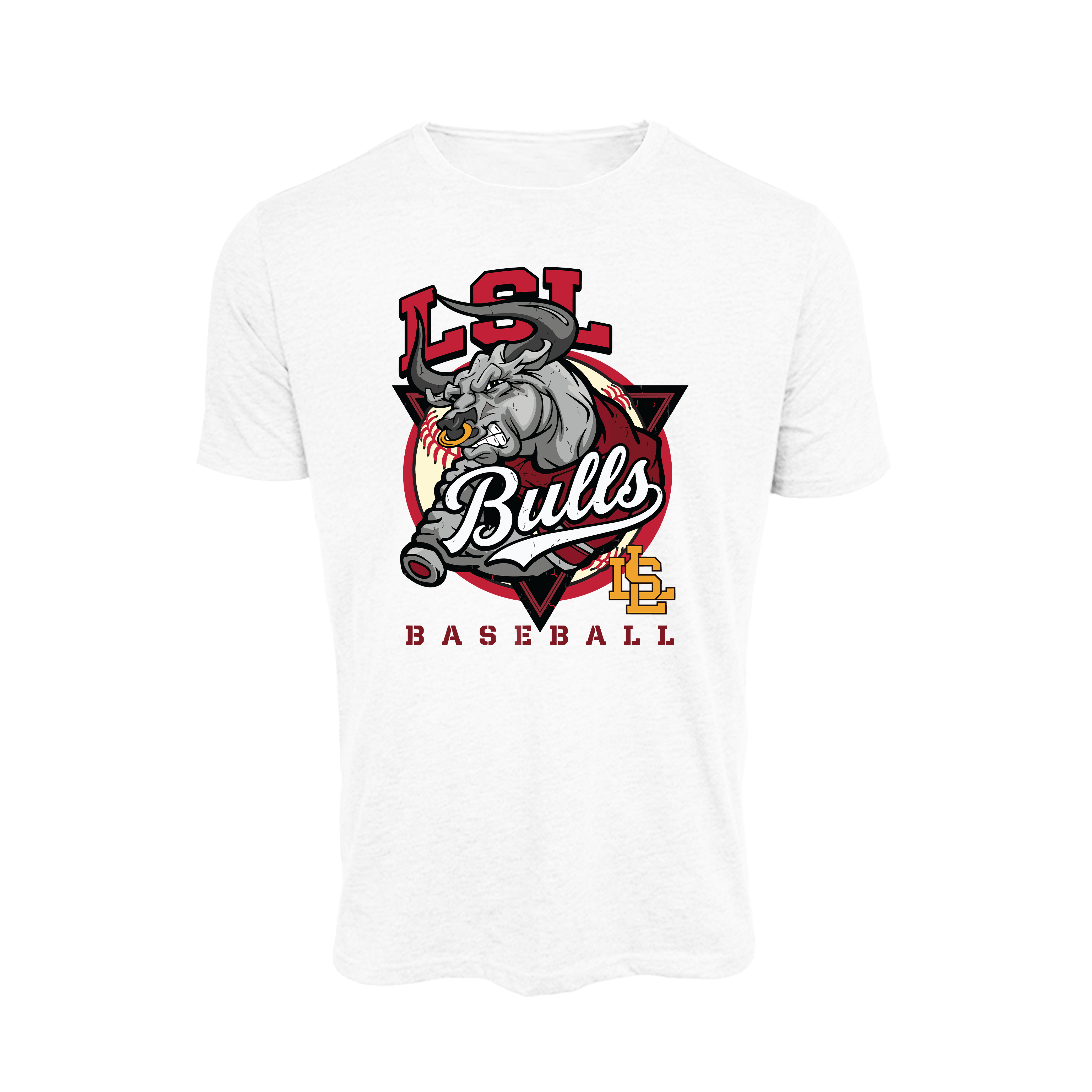 LSL Bulls- T-Shirt 1 (White)